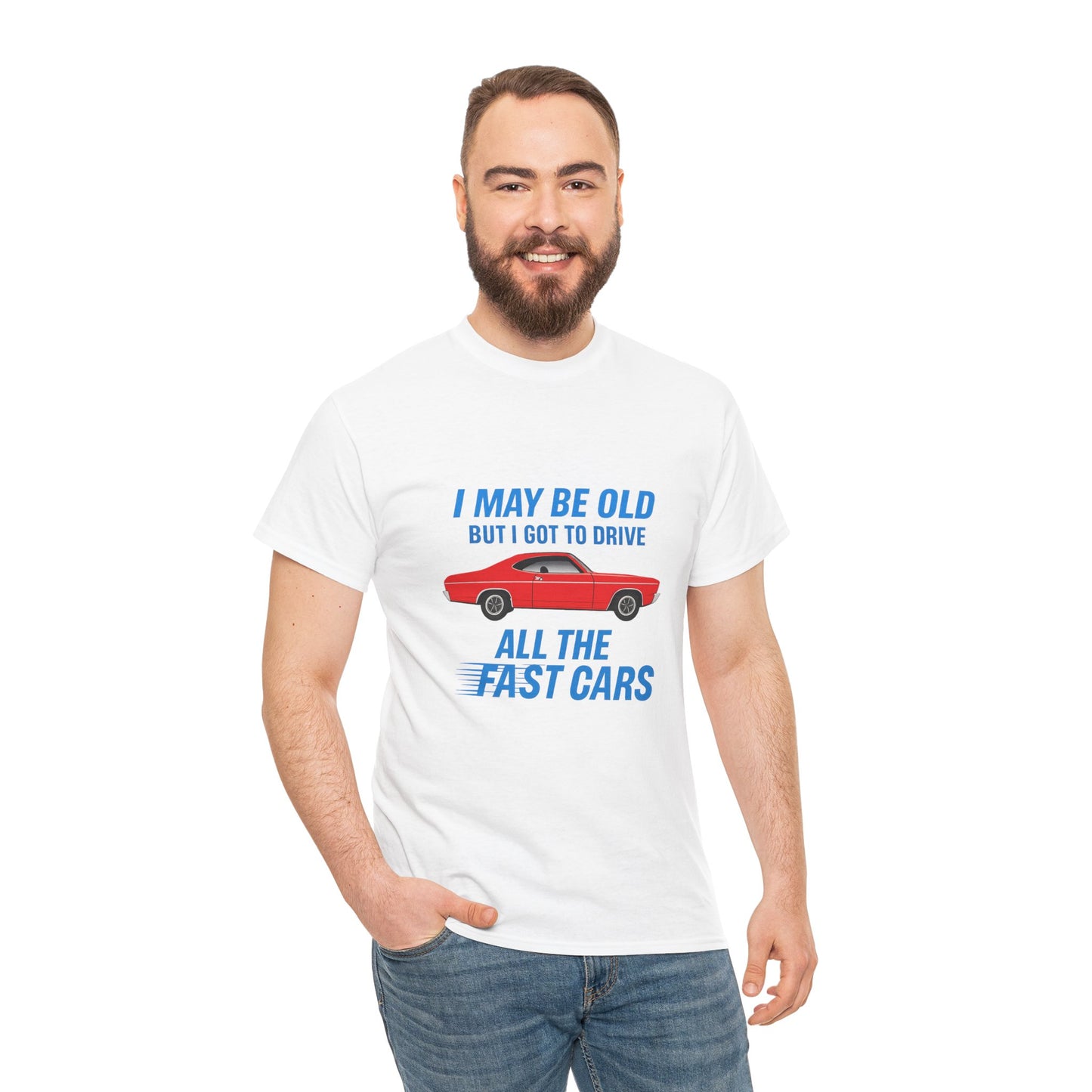 Vintage Car Enthusiast Tee, I May Be Old but I Got to Drive, Gift for Dad, Father's Day Present, Classic Car Lover Shirt, Funny Humor [...]