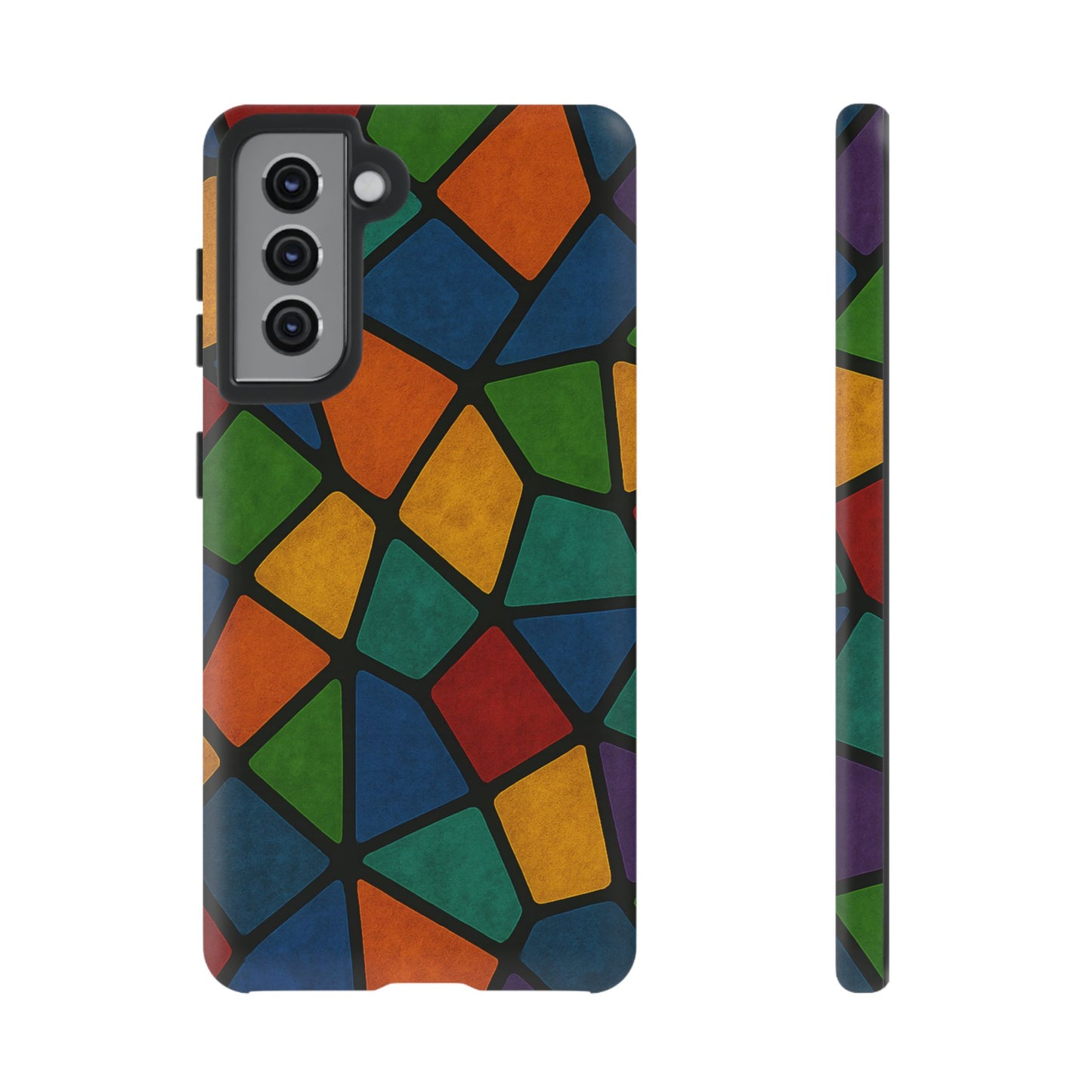 Colorful Mosaic Phone Case, Tough Cell Phone Cover, Vibrant Smartphone Protector, Unique Gift for Weddings, Birthday, Holidays