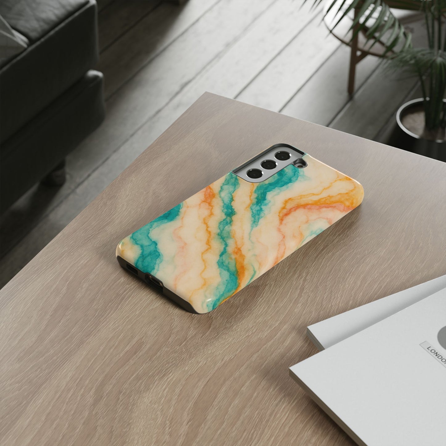 Stylish Phone Case - Tough Cases with Abstract Marble Design, Trendy Accessory, Gift for Her, Protective Case, Unique Phone Cover
