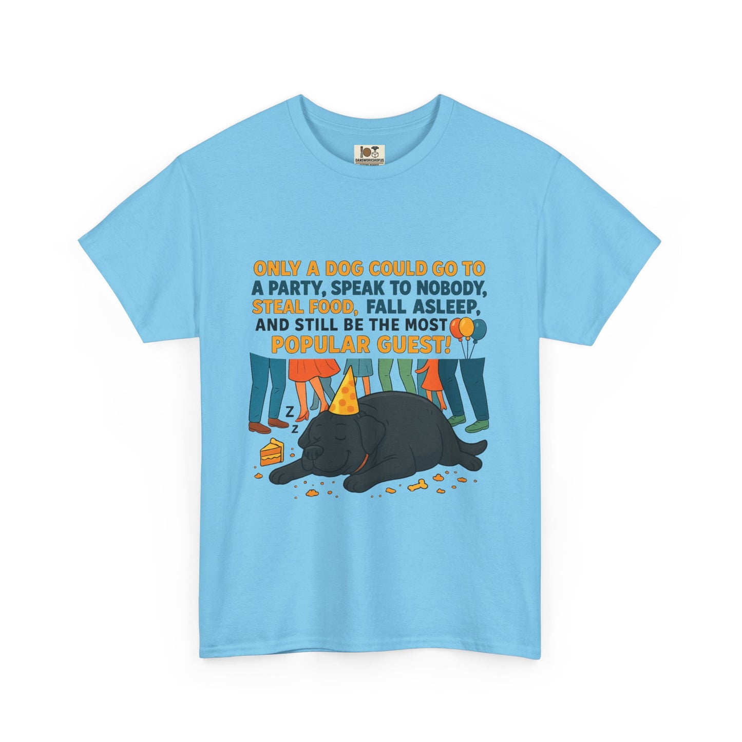 Funny Dog Lover Tee, Party Animal Shirt, Unique Gift for Dog Owners, Casual Wear, Pet Lover Gift, Birthdays, Dog Lovers