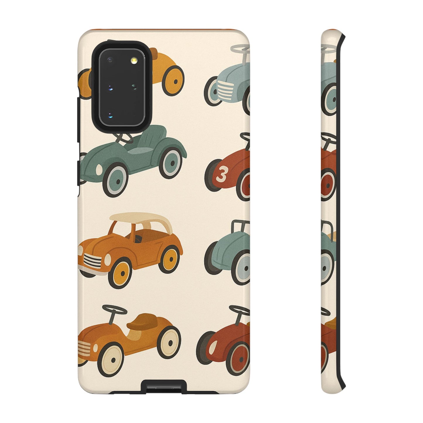 Vintage Car Phone Case, Tough Cases, Kids Gift, Car Lover Accessory, Retro Style, Phone Protection, Unique Design, pedal cars