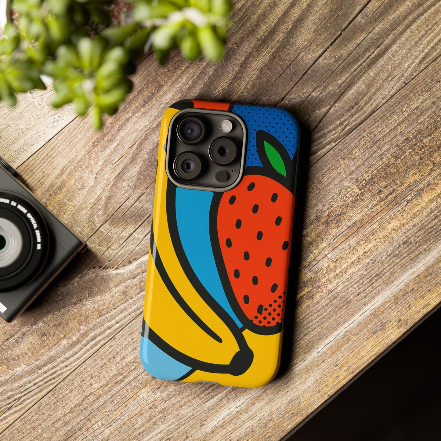 Colorful Fruit Phone Case - Tough Cases - Fun, Vibrant, Unique, Gifts for Friends, Summer Accessories, Trendy Phone Protector