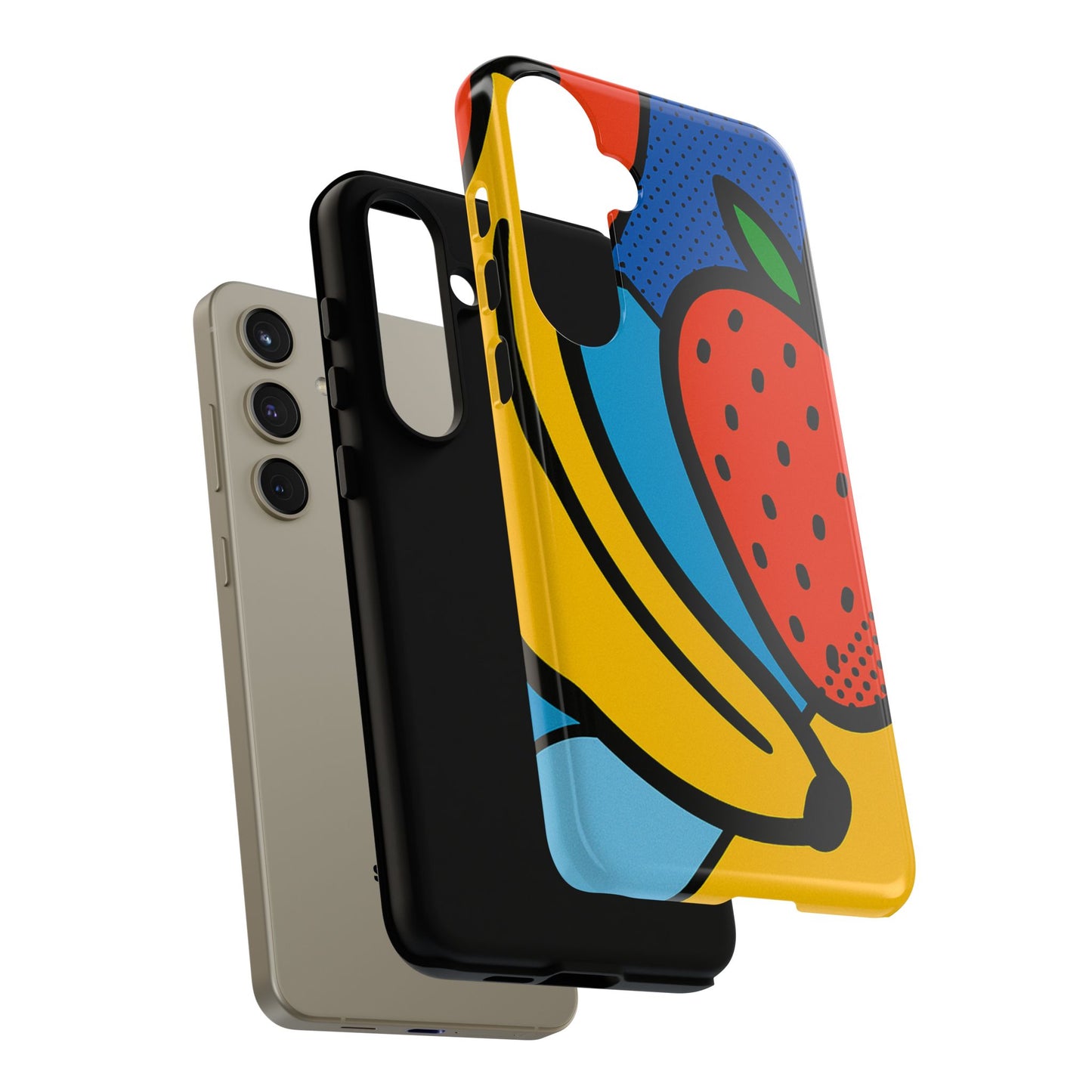 Colorful Fruit Phone Case - Tough Cases - Fun, Vibrant, Unique, Gifts for Friends, Summer Accessories, Trendy Phone Protector