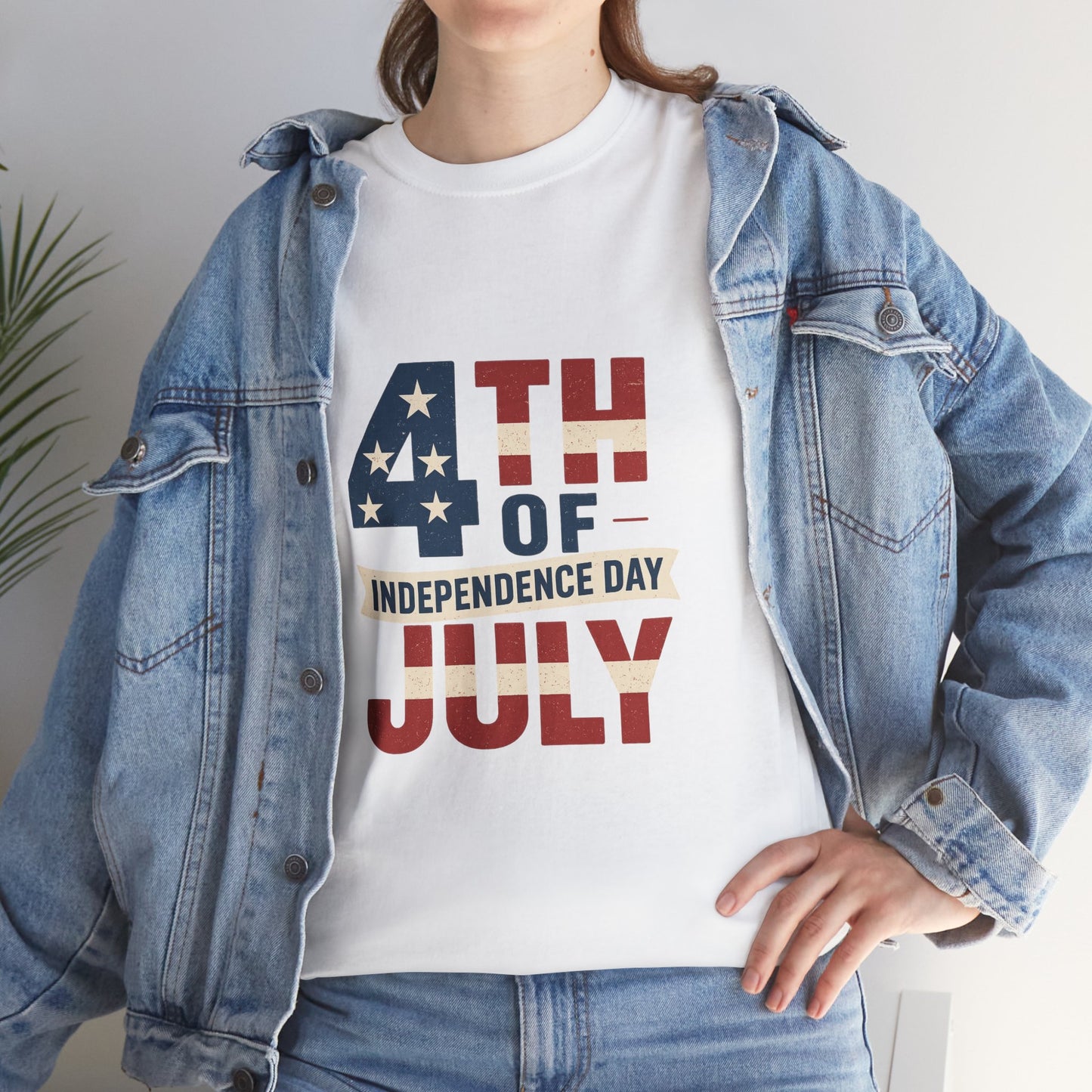Independence Day Tee - 4th of July Celebration Shirt, Unisex Cotton T-Shirt, Patriotic Apparel, Summer BBQ Outfit, Festive Holiday Wear