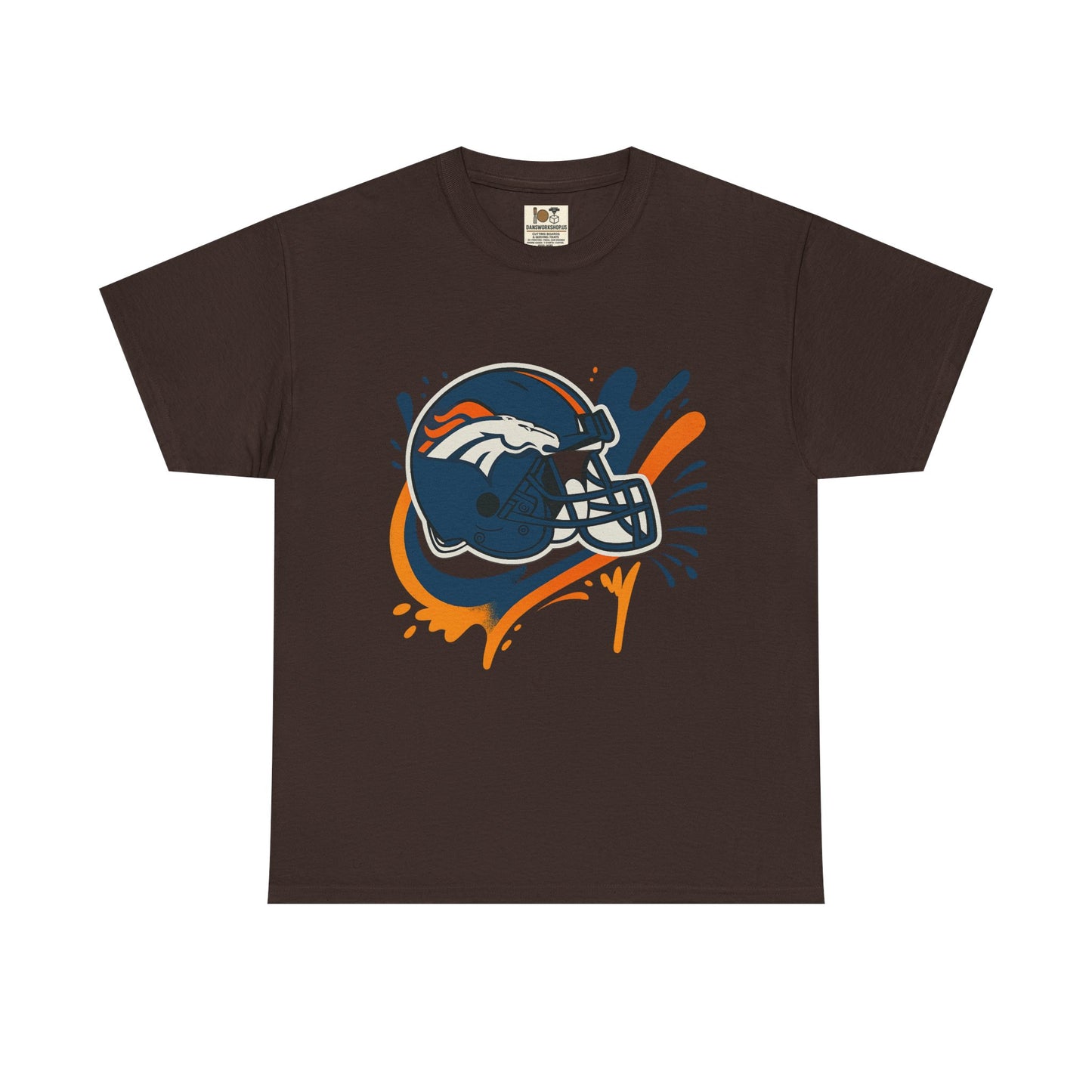 Denver Broncos Heavy Cotton Tee, Sports Team Shirt, Game Day Apparel, Unisex T-Shirt, Football Fan Gift, Denver Merchandise