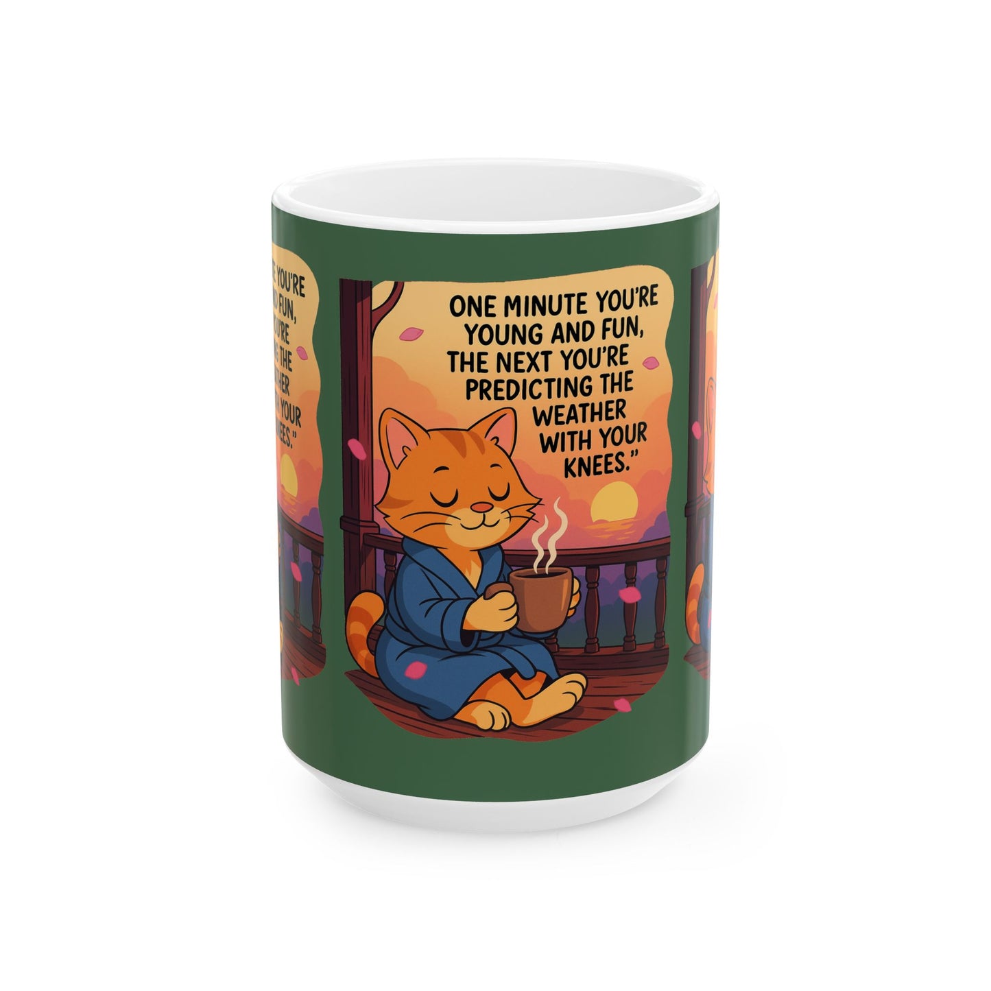 Cozy Cat Quote Ceramic Mug, Funny Gift, Cat Lover Mug, Home Decor, Tea and Coffee Cup, Perfect for Birthday or Holiday