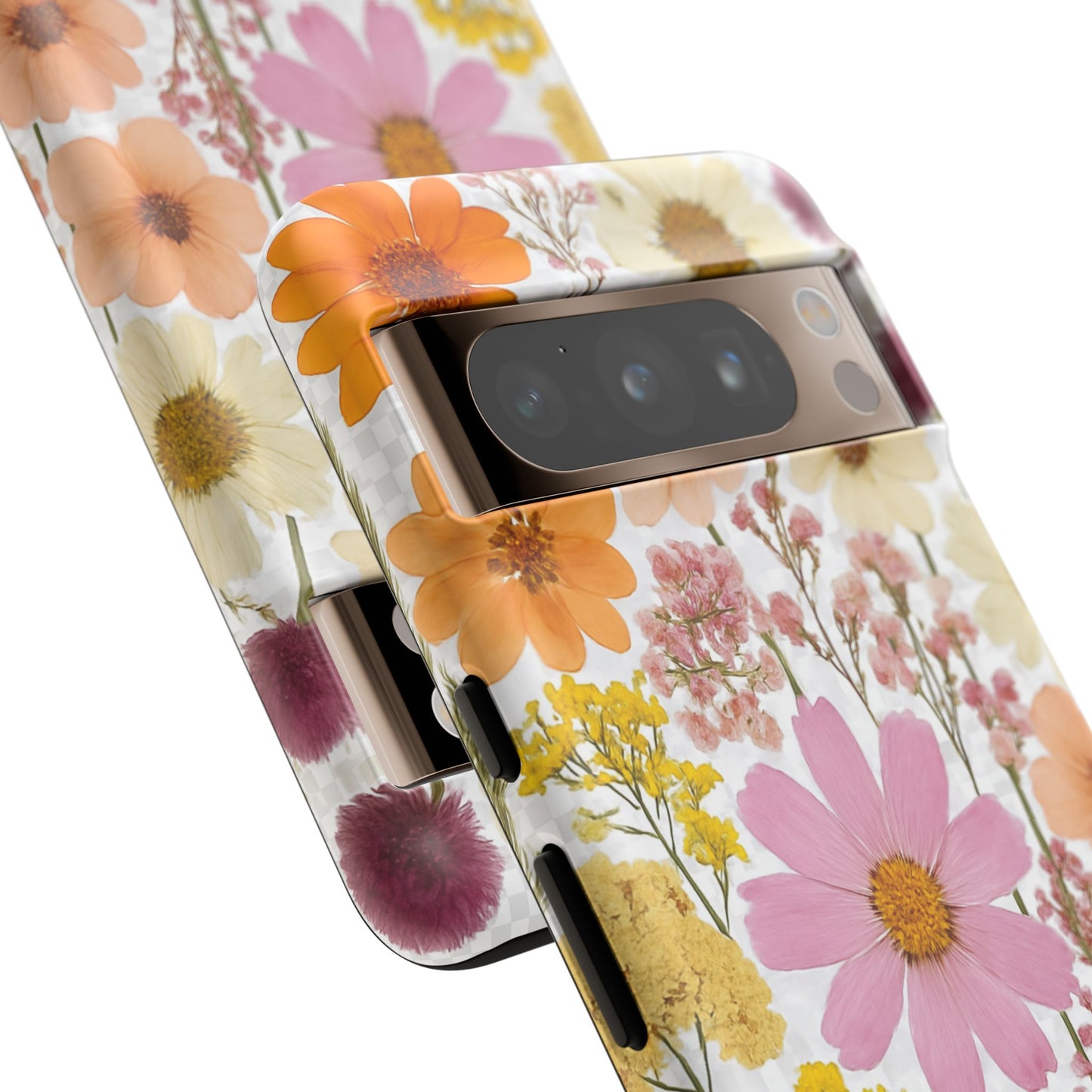 Floral Phone Case - Tough Cases, Stylish Protective Cover, Flower Design, Trendy Gift, Nature Lover Accessory, DRIED FLOWERS