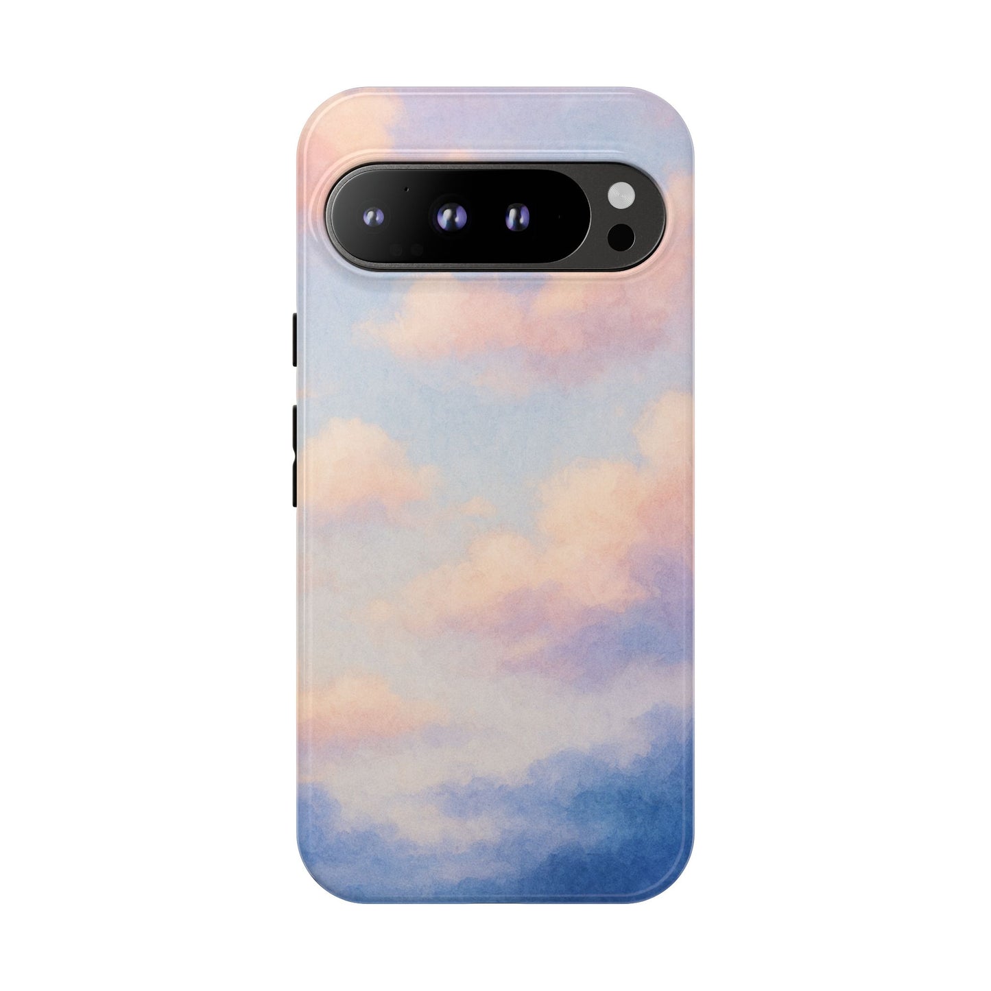 Sky Blue Cloud Phone Case, Tough Phone Cover, Aesthetic Cell Phone Accessory, Gift for Teen, Trendy Tech Protection
