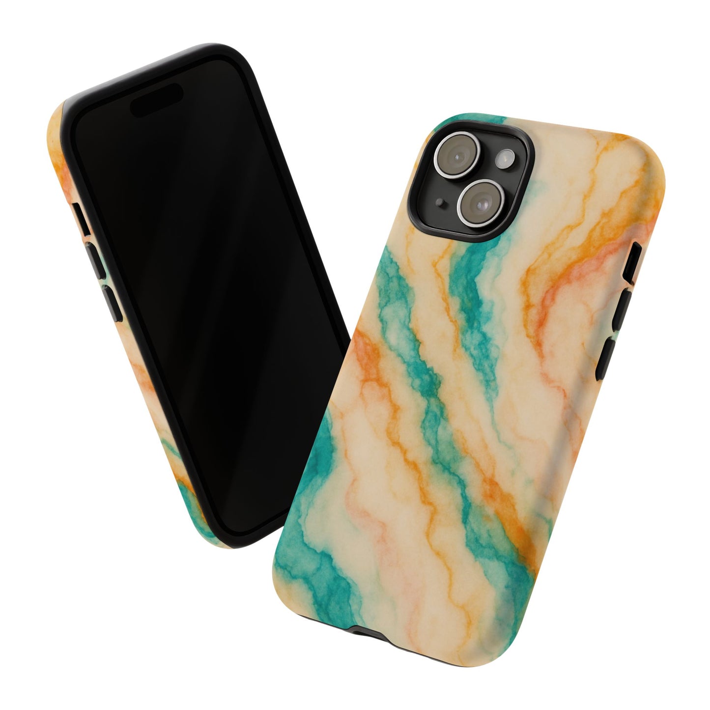 Stylish Phone Case - Tough Cases with Abstract Marble Design, Trendy Accessory, Gift for Her, Protective Case, Unique Phone Cover
