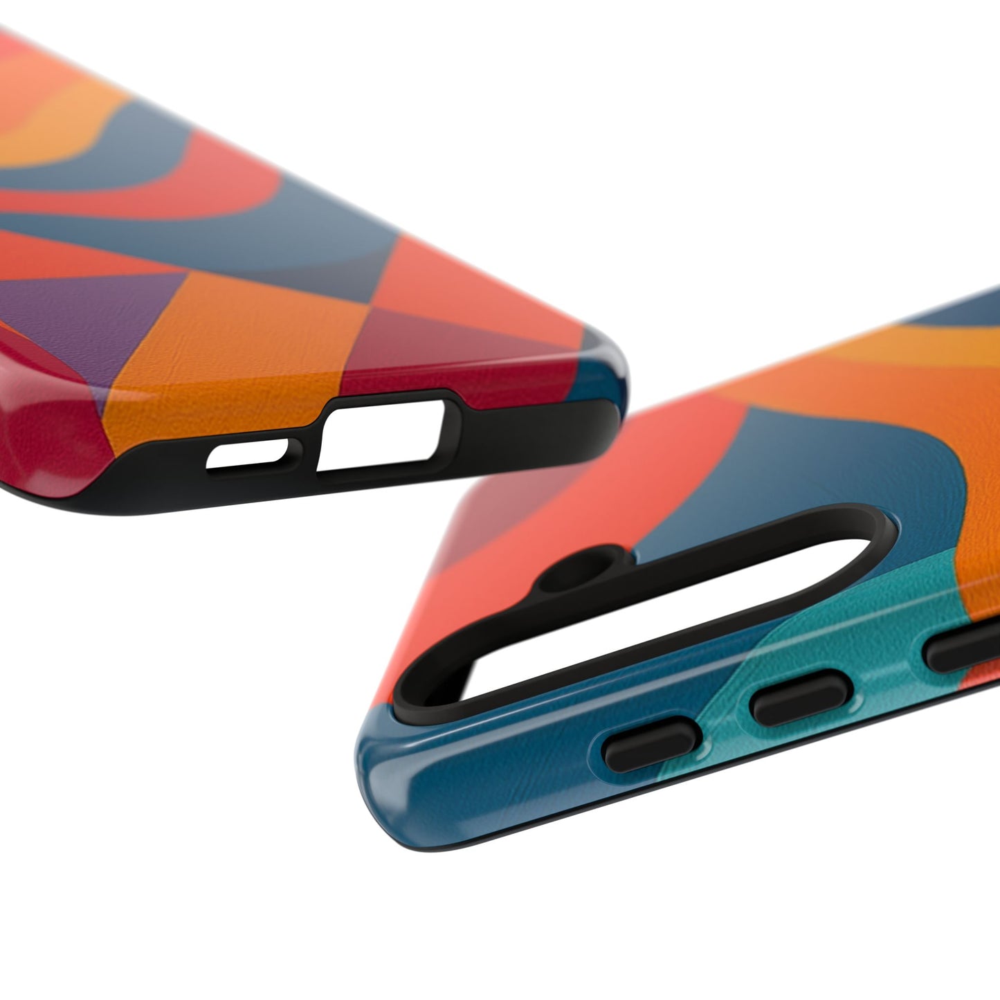 Vibrant Phone Case, Abstract Design Cover, Tough Cases for All Occasions, Stylish Gift for Tech Lovers, Modern Phone Accessories