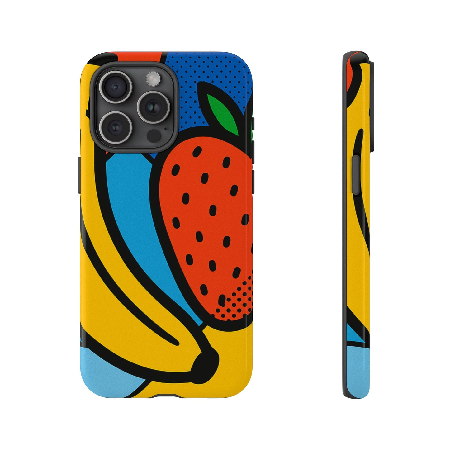 Colorful Fruit Phone Case - Tough Cases - Fun, Vibrant, Unique, Gifts for Friends, Summer Accessories, Trendy Phone Protector