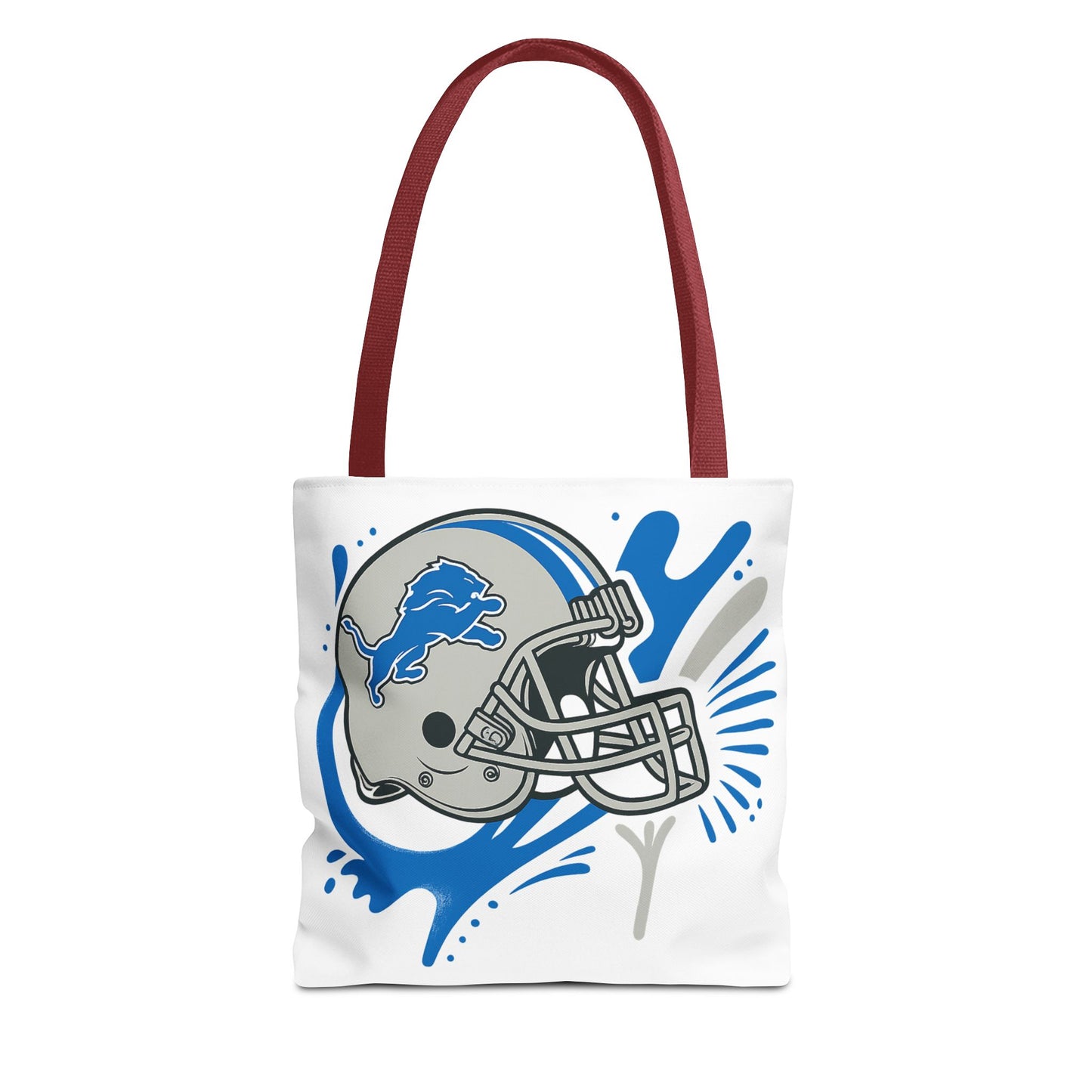 Sporty Tote Bag, Floral Football Tote, Game Day Bag, NFL Team Spirit Bag, Birthday Gift for Sports Fans, Everyday Use Bag