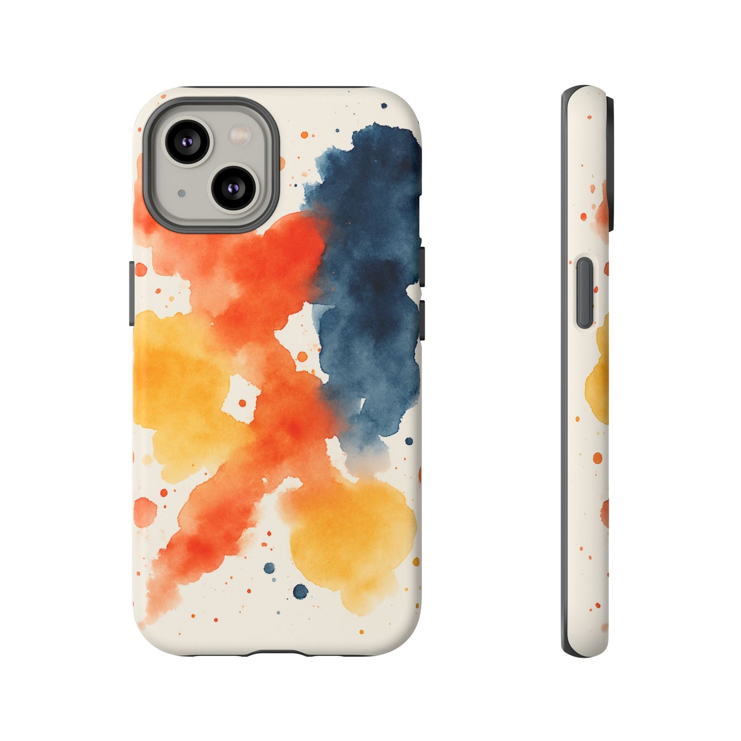 Watercolor Phone Case - Abstract Design, Tough Cases for Men & Women, Stylish Gift, Artistic Accessory for All Occasions
