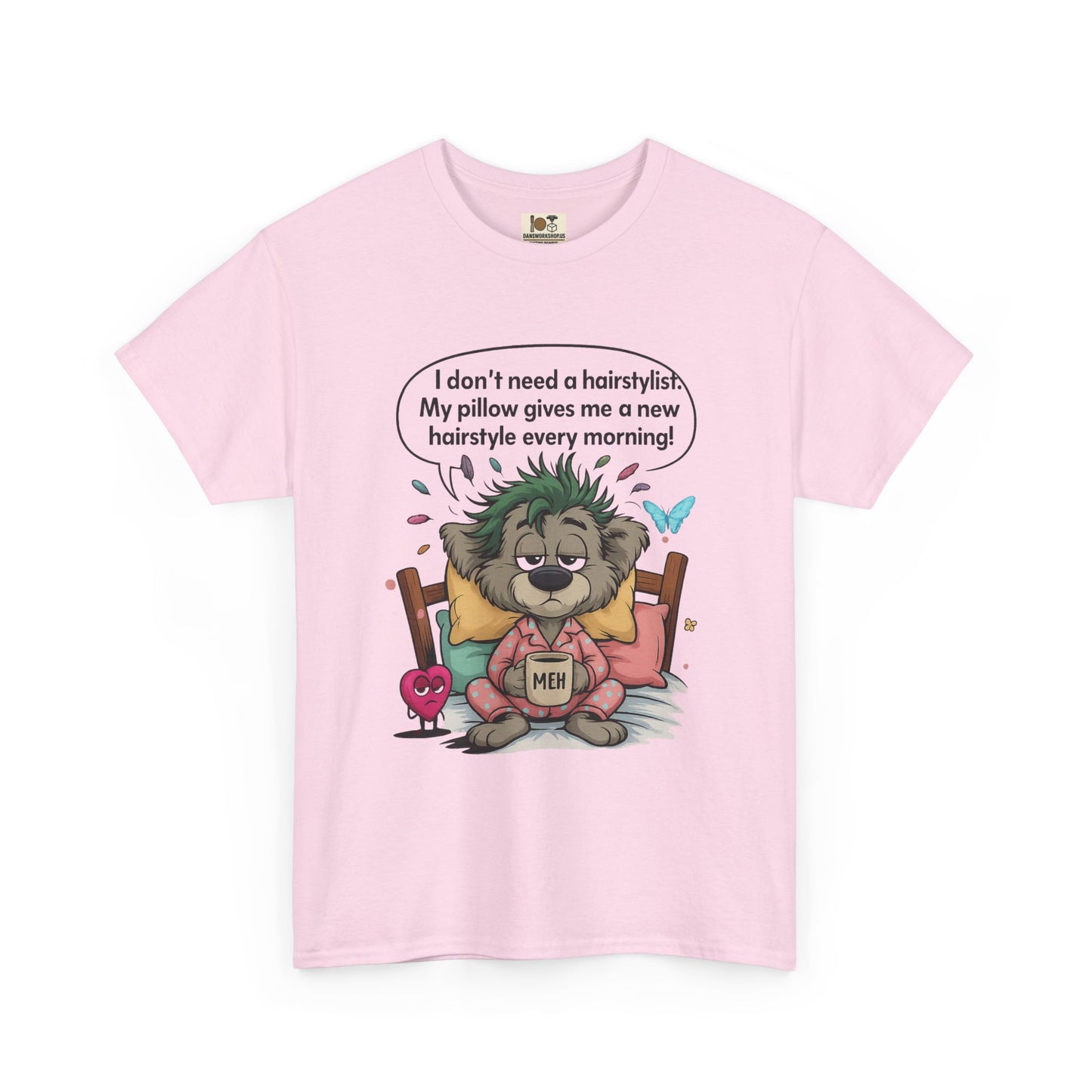 Whimsical Cotton Tee with Funny Quote - Ideal Gift for Friends, Unique Birthday Present, Casual Everyday Wear, Animal Lover Top