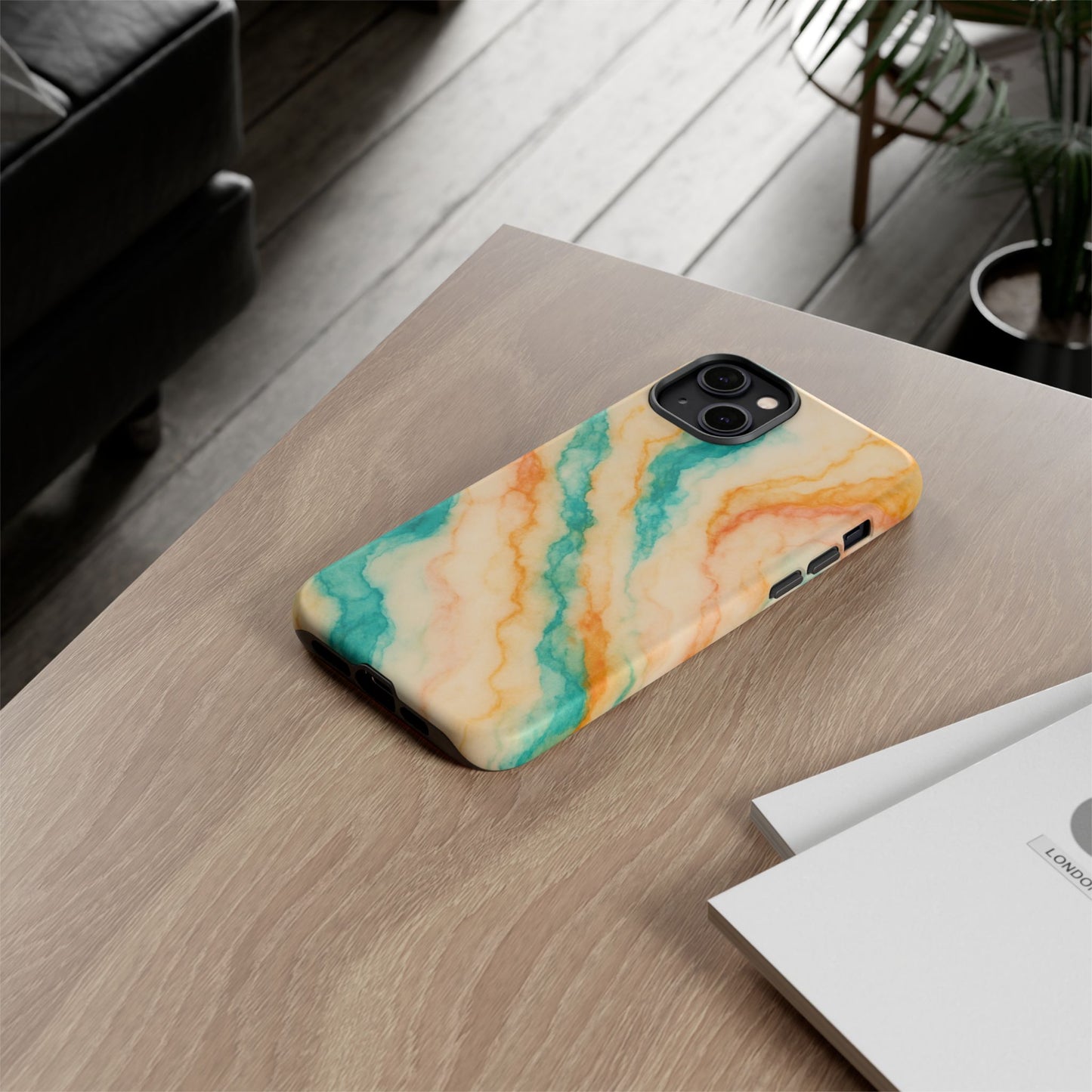 Stylish Phone Case - Tough Cases with Abstract Marble Design, Trendy Accessory, Gift for Her, Protective Case, Unique Phone Cover