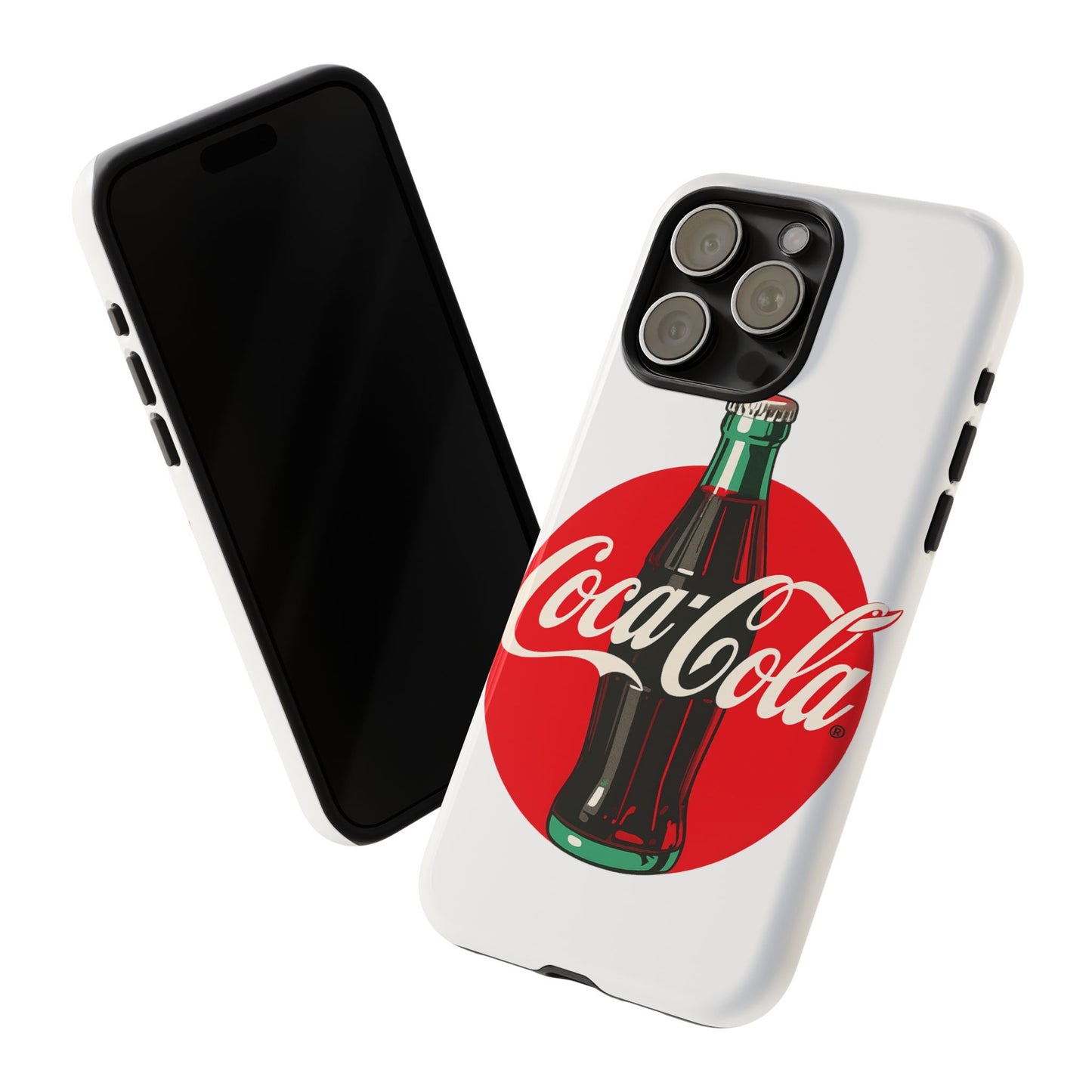 Coca-Cola Tough Phone Cases, Vintage Soda Drink, Retro Style, Unique Gift, Phone Accessories, Summer Vibes