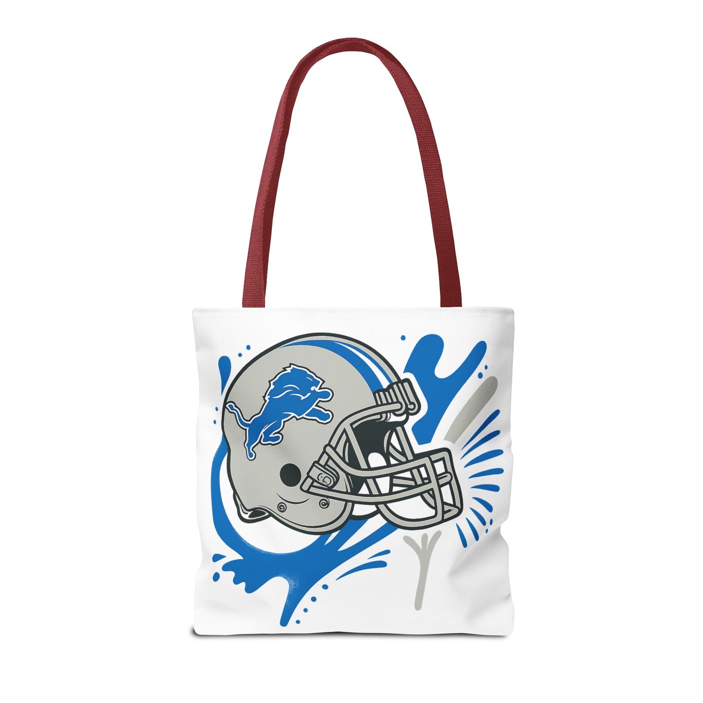 Sporty Tote Bag, Floral Football Tote, Game Day Bag, NFL Team Spirit Bag, Birthday Gift for Sports Fans, Everyday Use Bag