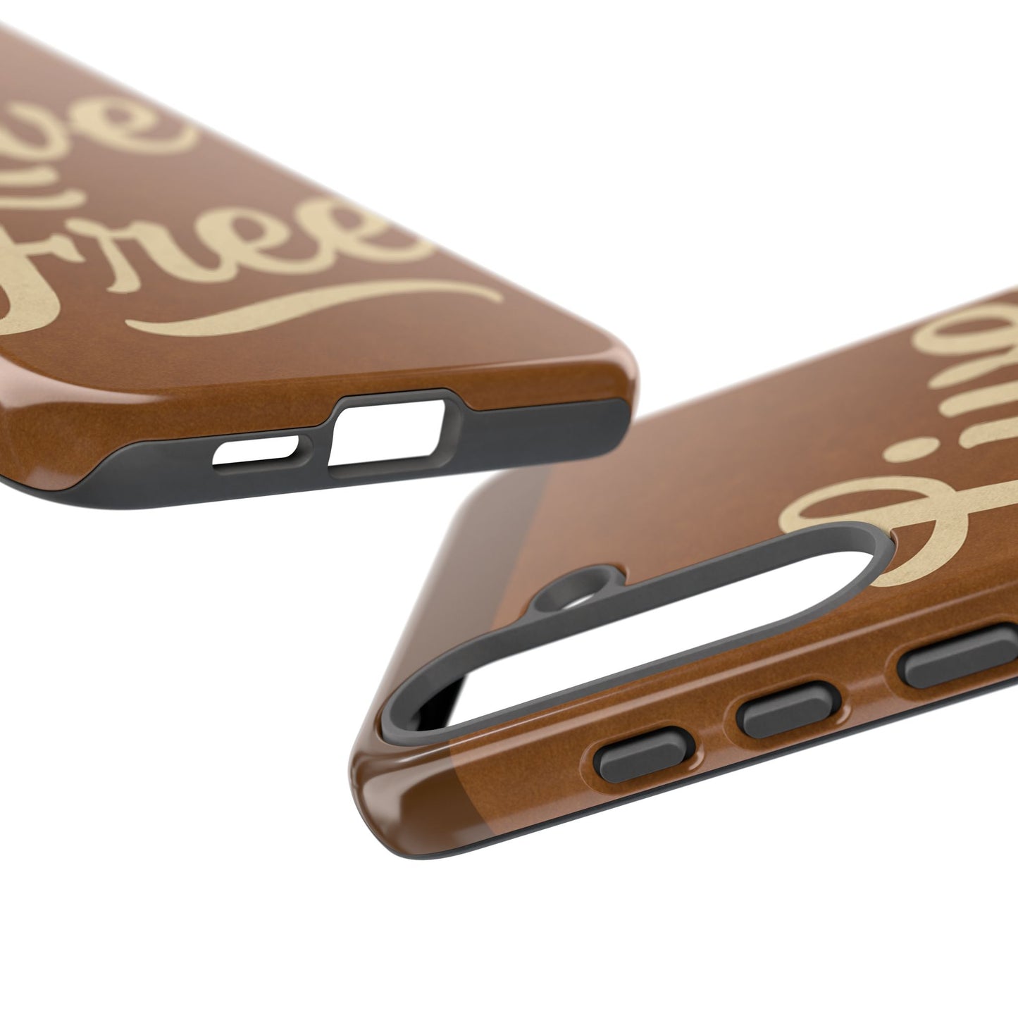 Live Free Phone Case, Tough Cases, Inspirational Phone Accessories, Gift for Adventurers, Customizable Design, Unique Tech Gifts