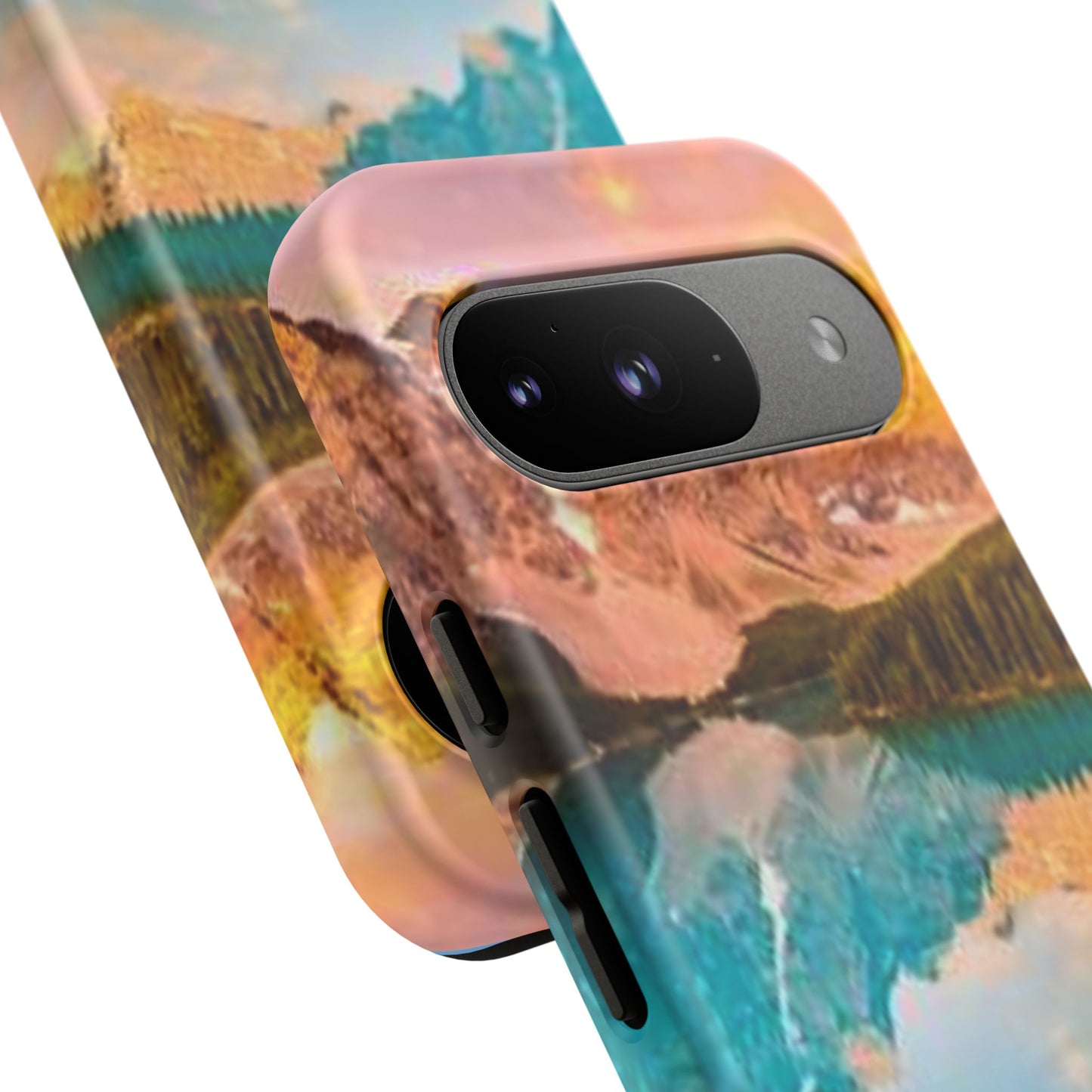 Nature-Inspired Phone Case with Mountain and Lake Design, Aesthetic Tough Cases for Outdoor Lovers, Phone Protection, Gift for Nature [...]