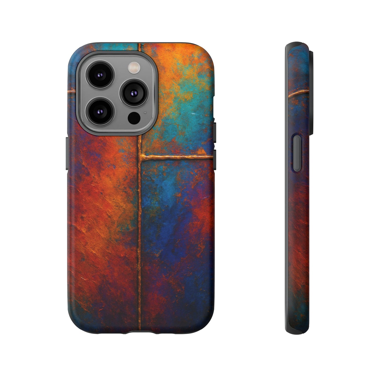 Vibrant Phone Case, Colorful Tough Case Cover, Artistic Phone Protector, Unique Smartphone Accessories, Gift for Tech Lovers