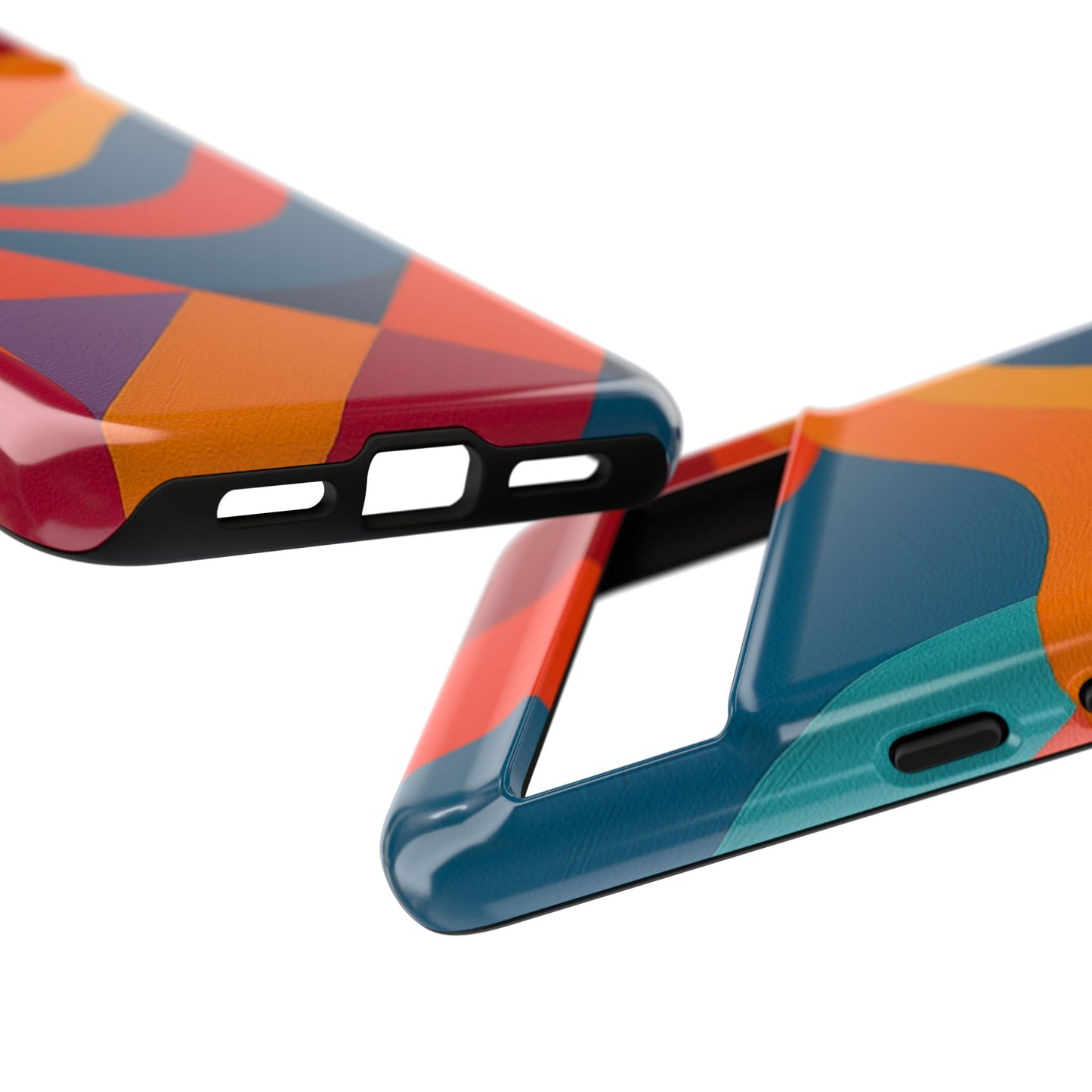 Vibrant Phone Case, Abstract Design Cover, Tough Cases for All Occasions, Stylish Gift for Tech Lovers, Modern Phone Accessories