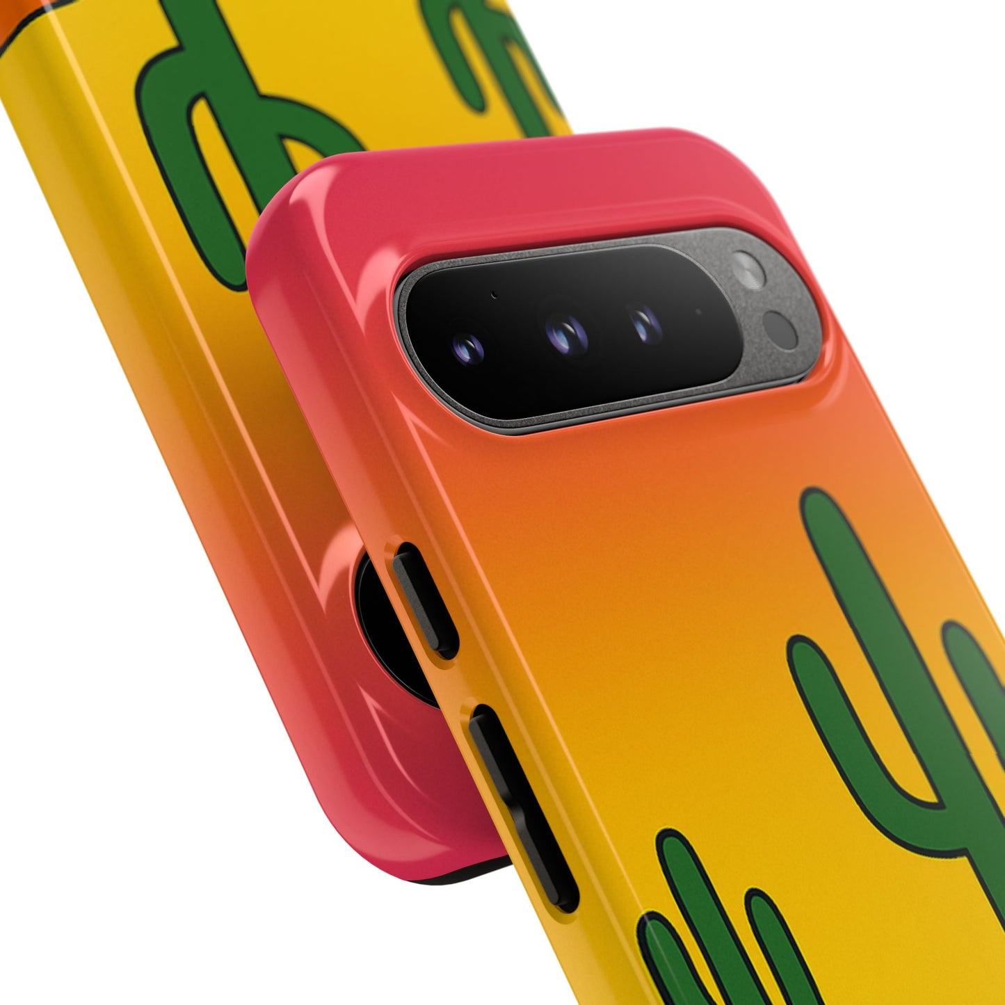 Desert Vibes Phone Case, Tough Cases, Cactus Design, Colorful Phone Cover, Summer Aesthetic, Unique Gift Idea