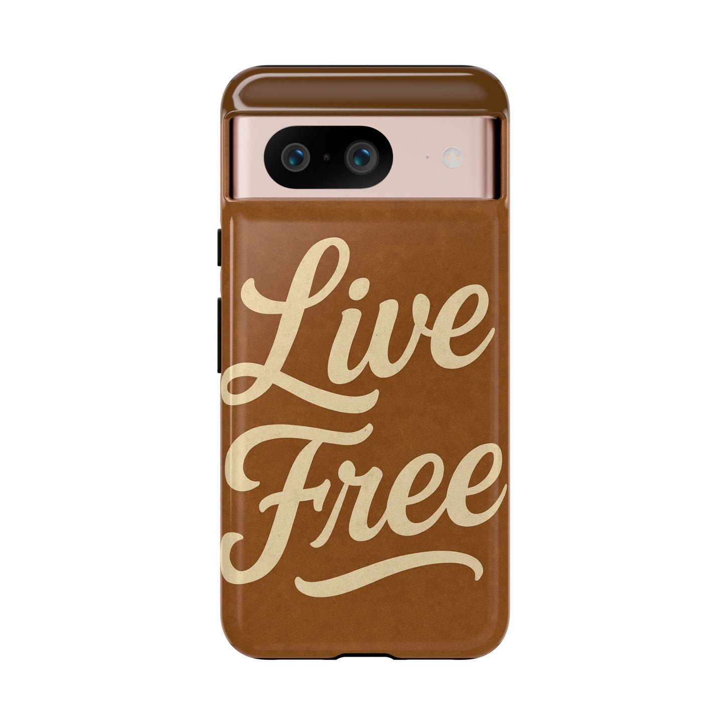 Live Free Phone Case, Tough Cases, Inspirational Phone Accessories, Gift for Adventurers, Customizable Design, Unique Tech Gifts