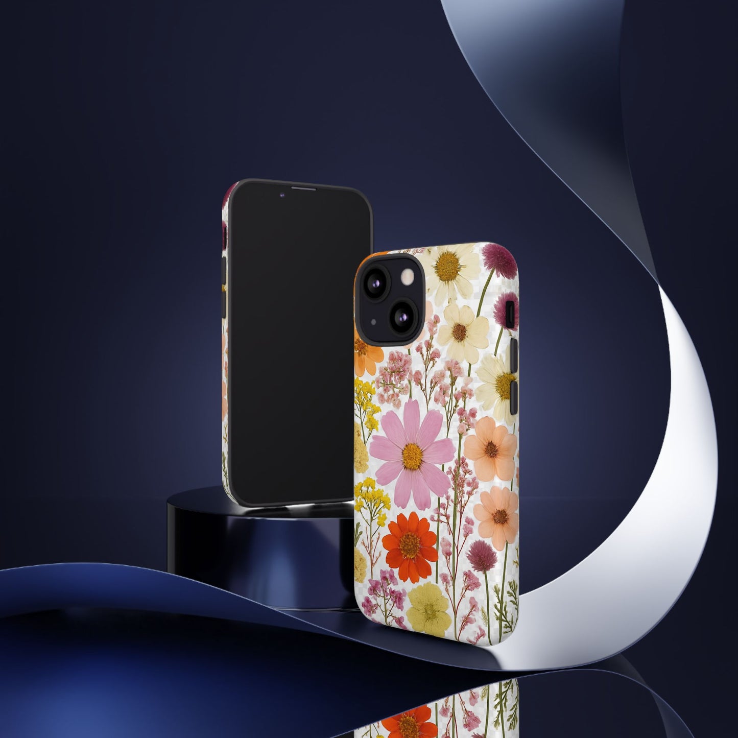 Floral Phone Case - Tough Cases, Stylish Protective Cover, Flower Design, Trendy Gift, Nature Lover Accessory, DRIED FLOWERS
