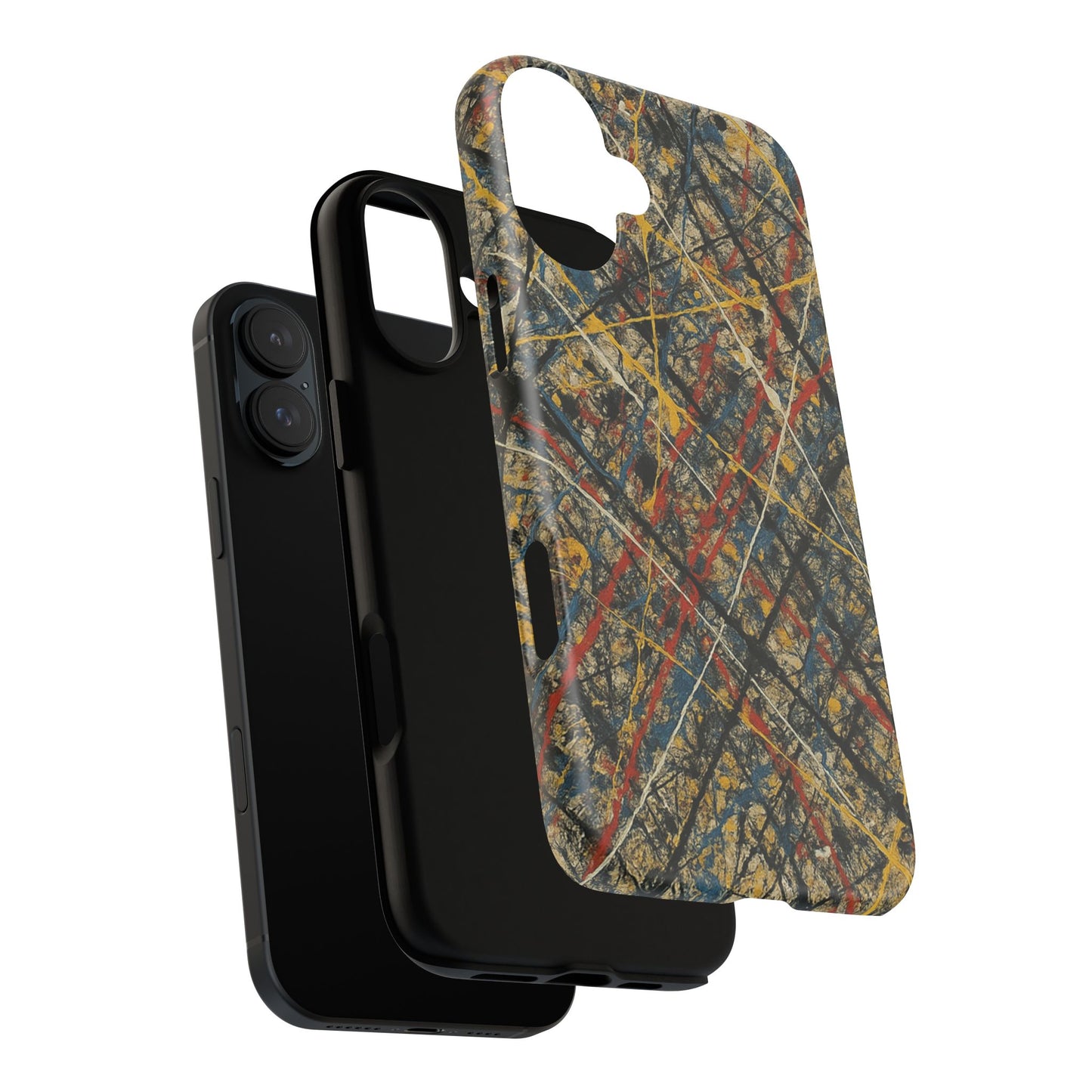 Tough Cases Phone Case - Bold Abstract Design, Stylish Mobile Cover, Unique Gift for Him/Her, Durable Accessory, Trendy Protection