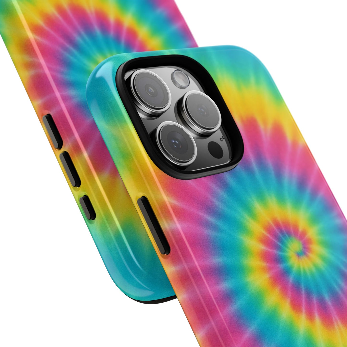 Colorful Tie-Dye Phone Case, Vibrant Phone Cover, Boho Style Accessory, Gift for Teens, Trendy Phone Accessories