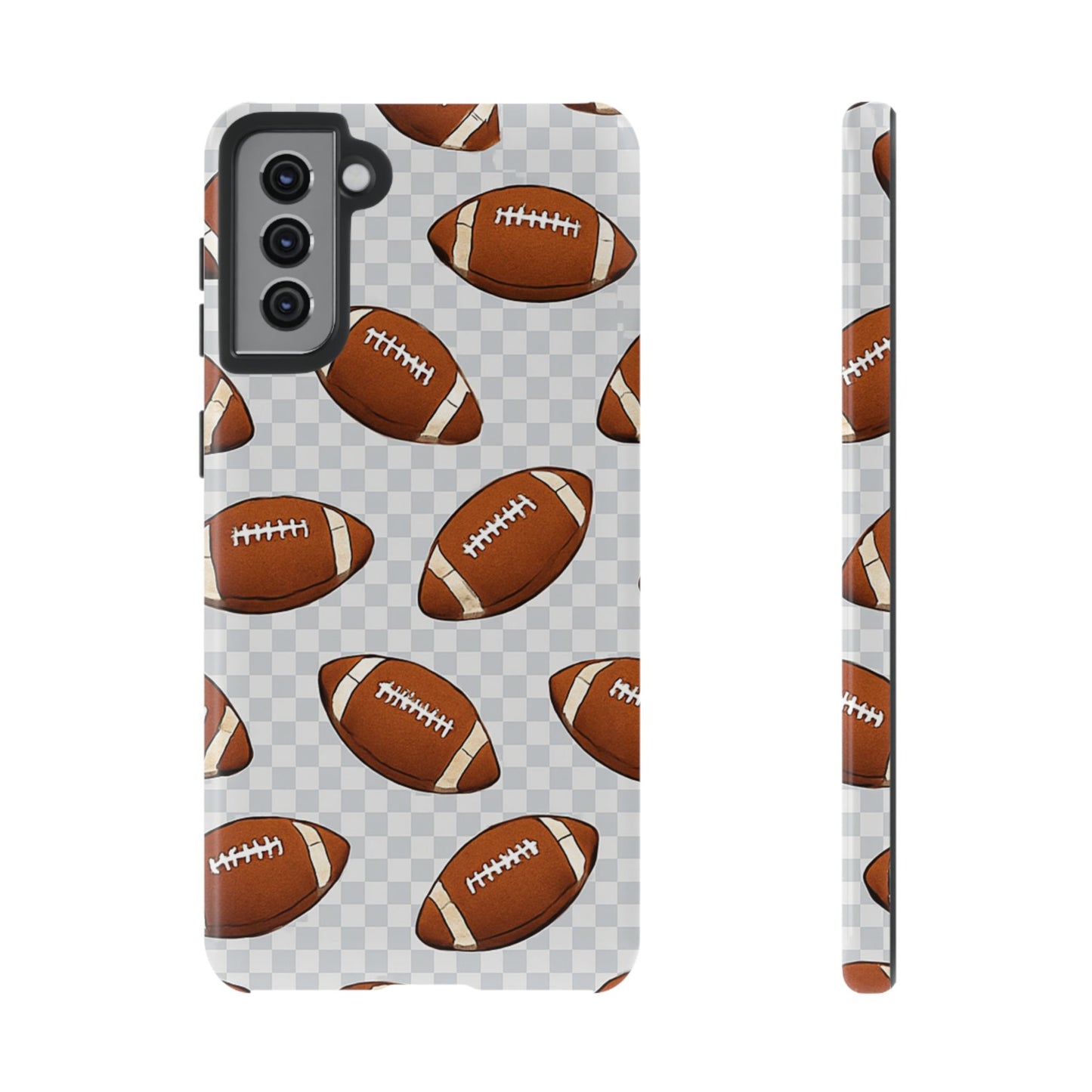 Football Phone Case, Tough Cases for Sports Fans, Unique Gift for Football Lovers, Protective Decor, Athletic Accessories
