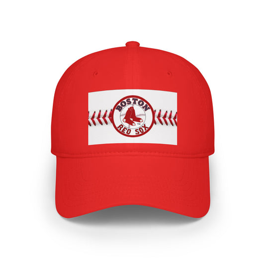 Boston Red Sox Low Profile Baseball Cap - Casual Sports Hat for Fans, Game Day Gear, Gift for Baseball Lovers, Adjustable Cap