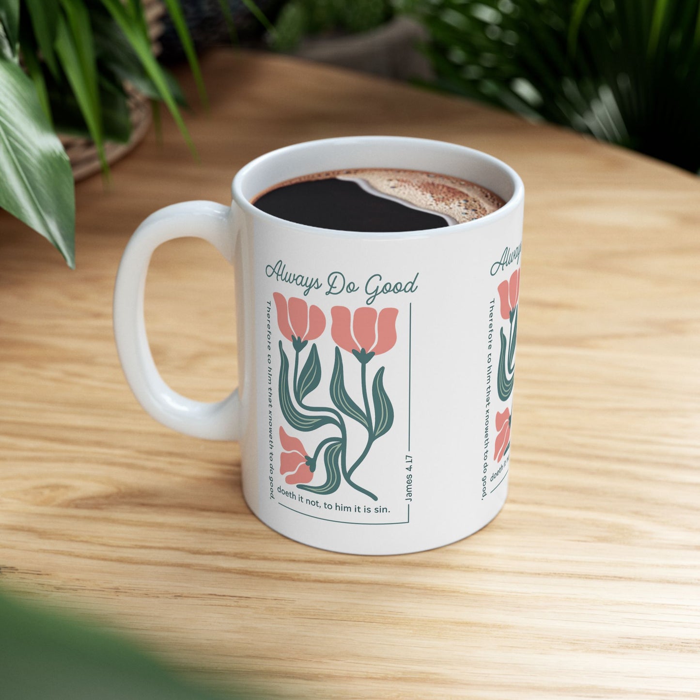 Uplifting Floral Ceramic Mug: Always Do Good Inspirational Gift, Motivational Coffee Cup, Encouraging Tea Mug, Perfect for Mother's [...]