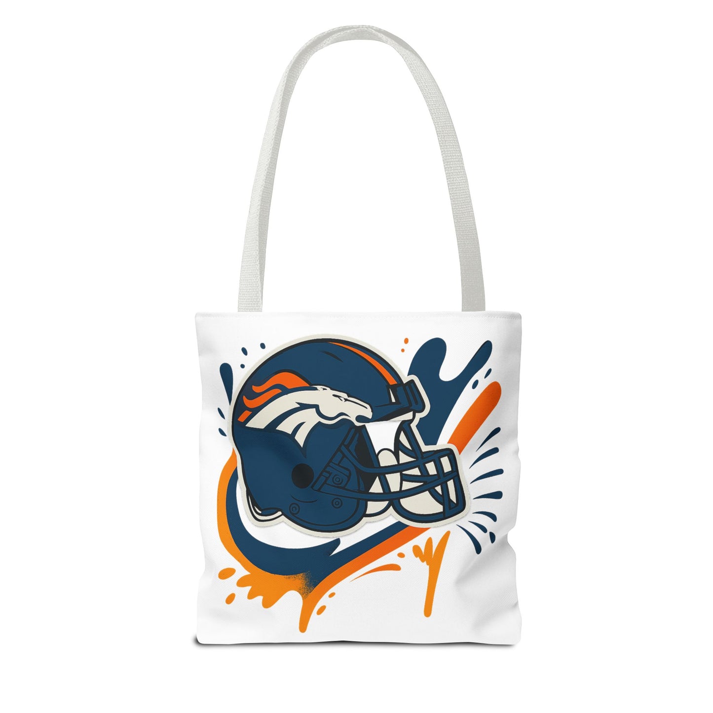 Denver Broncos Sports Tote Bag, Game Day Tote, Football Fan Gift, NFL Accessories, Team Spirit Bag, AOP Design