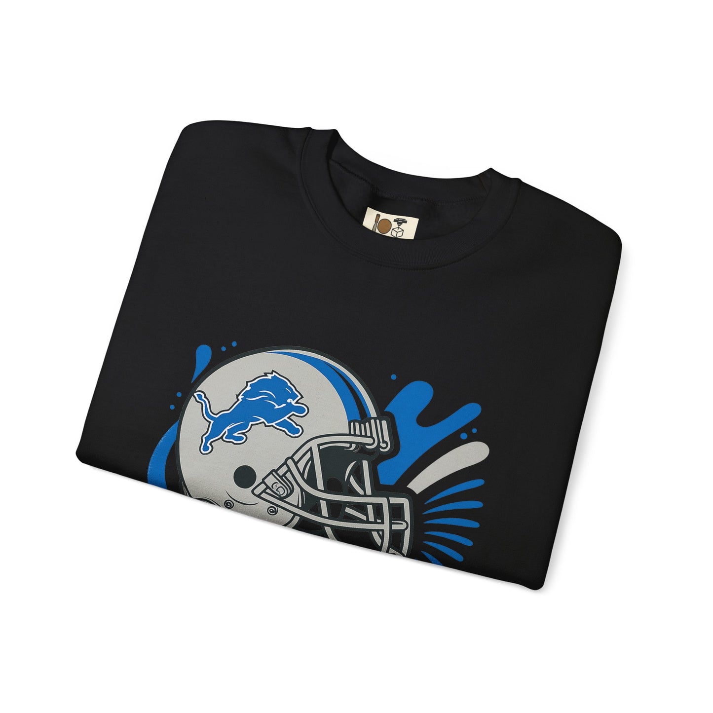 Detroit Lions Sweatshirt, Unisex Heavy Blend Crewneck, Game Day Apparel, Sports Fan Gift, NFL Team Merchandise, Casual Comfort