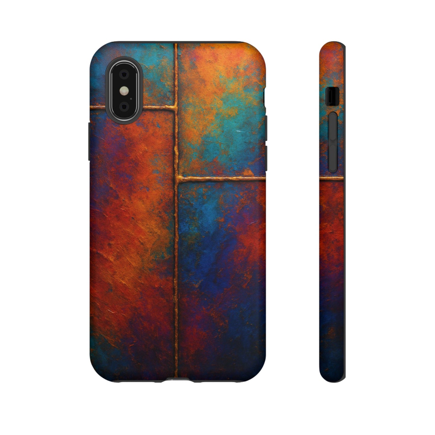 Vibrant Phone Case, Colorful Tough Case Cover, Artistic Phone Protector, Unique Smartphone Accessories, Gift for Tech Lovers