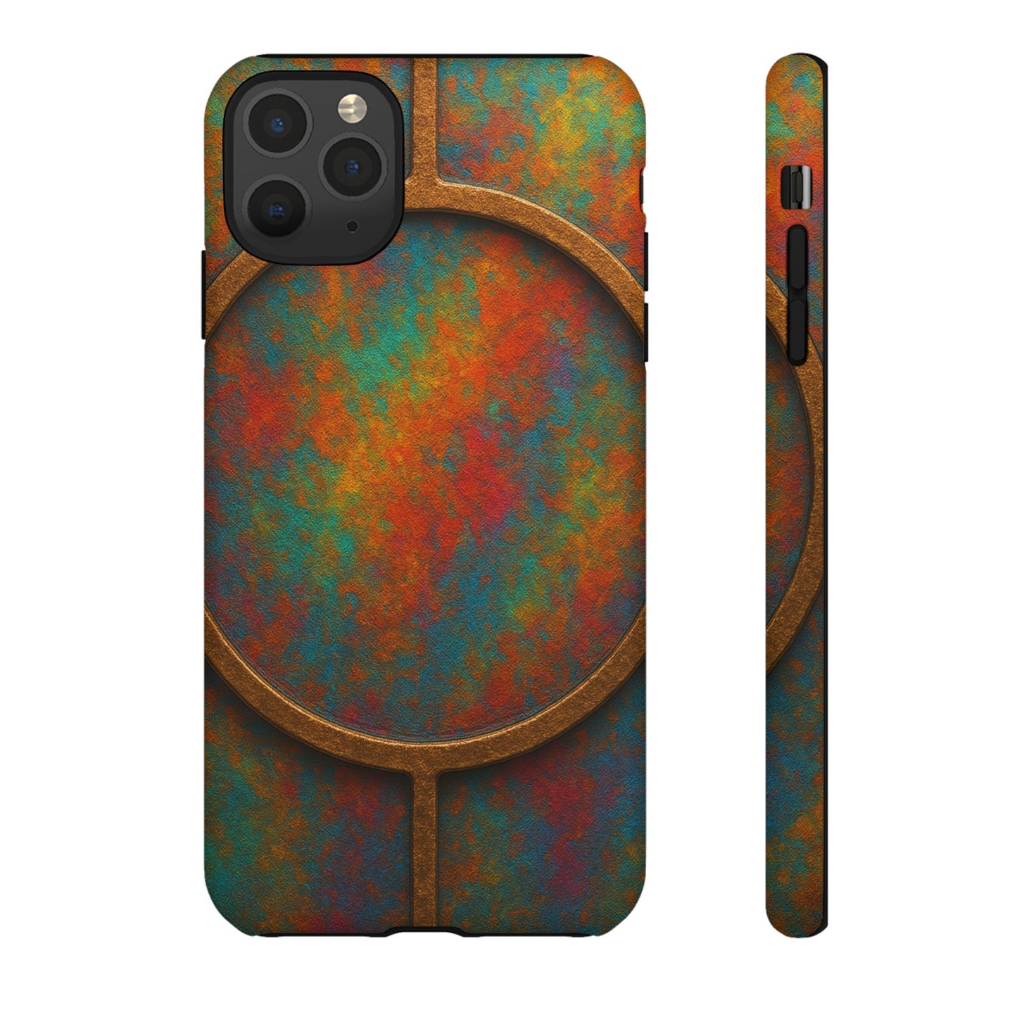 Colorful Tough Phone Case, Durable Cell Cover, Vibrant Protection Case, Unique Tech Accessory, Great Gift for Phone Lovers