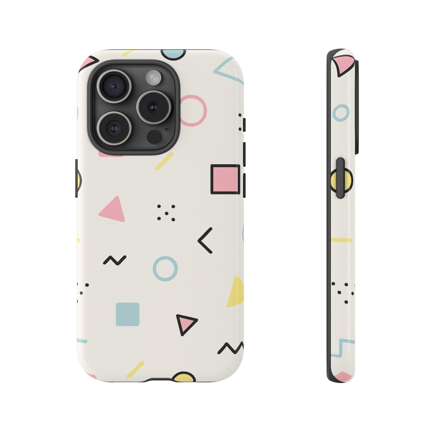 Geometric Phone Case - Stylish Tough Cases for Trendsetters, Unique Phone Covers, Modern Accessories, Gift Ideas for Her