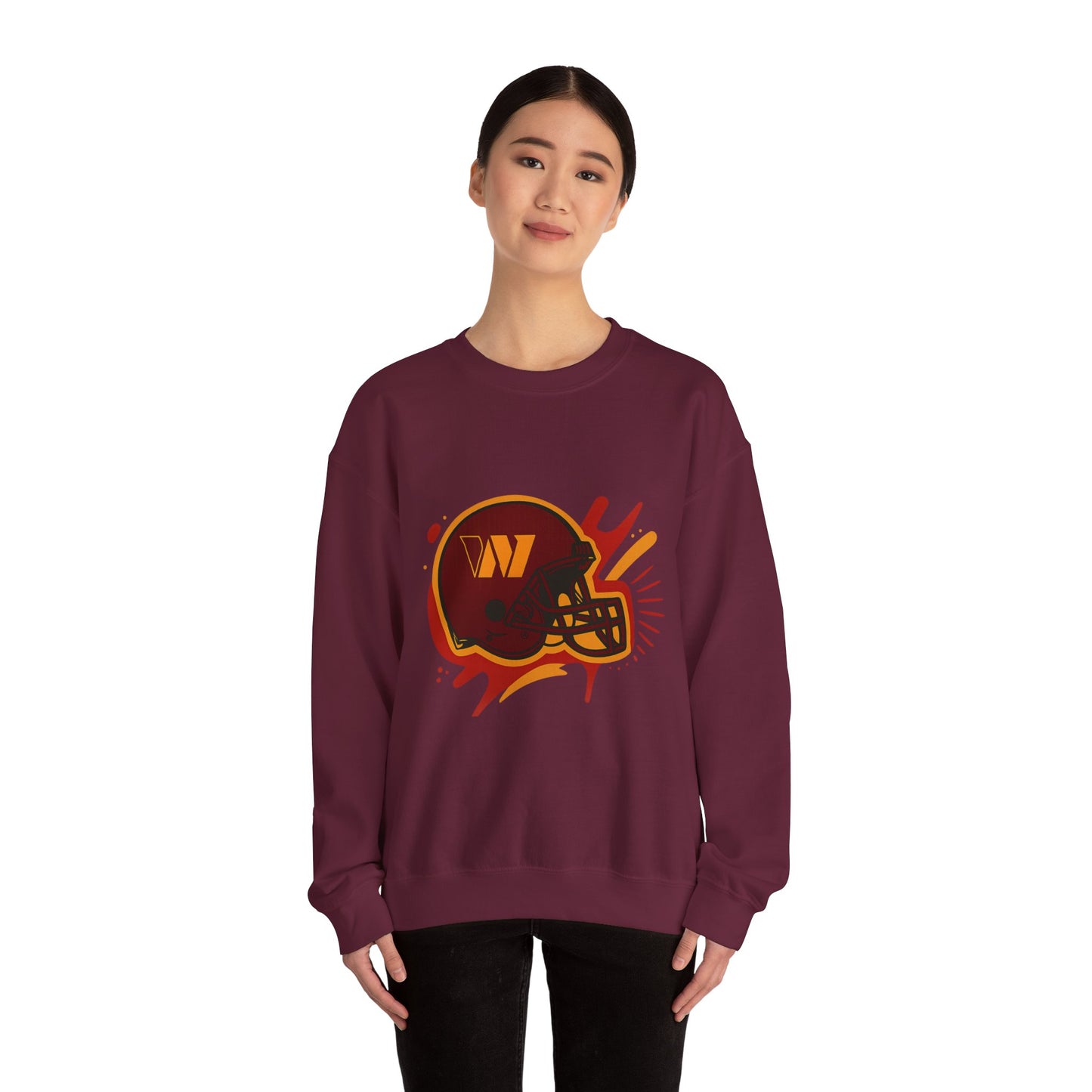 Bold Sports Fan Sweatshirt, Unisex Crewneck for Game Day, Athletic Gift, Cozy Casual Wear, Fall Fashion