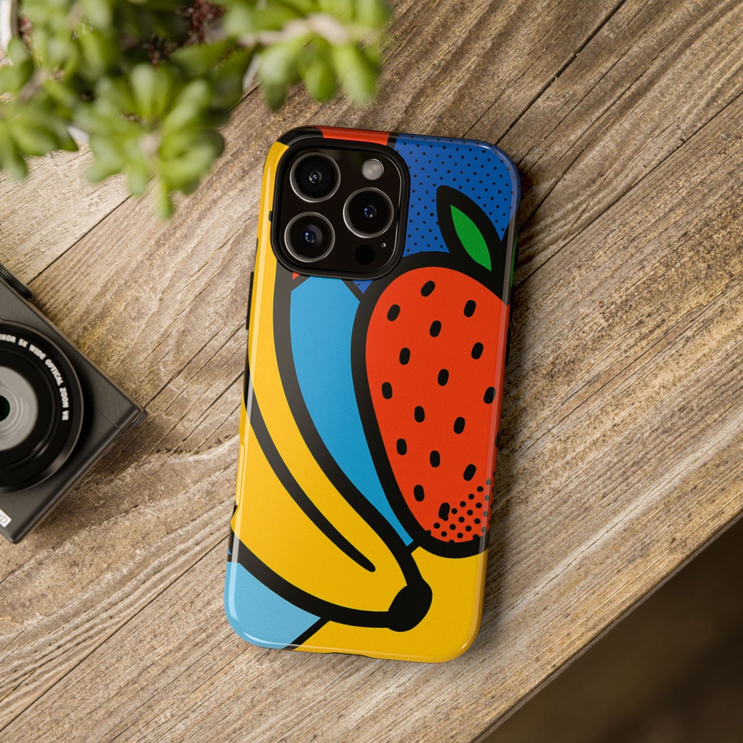 Colorful Fruit Phone Case - Tough Cases - Fun, Vibrant, Unique, Gifts for Friends, Summer Accessories, Trendy Phone Protector