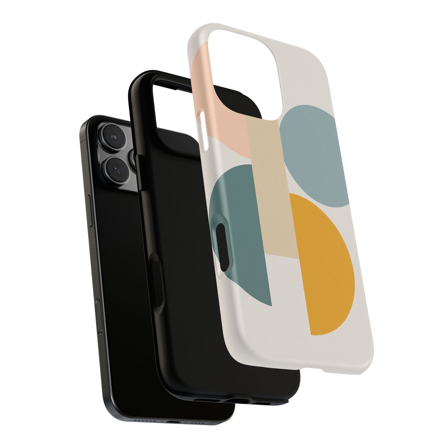 Minimalist Geometric Phone Case, Stylish Protective Cover for Phones, Modern Design, Gift for Him/Her, Trendy Tech Accessory