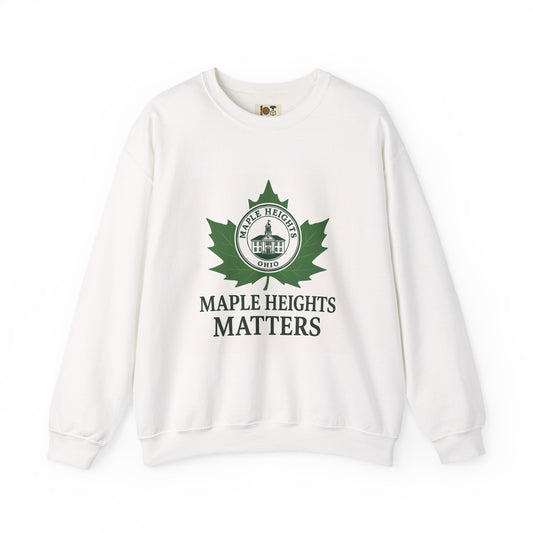 Maple Heights Matters Sweatshirt, Unisex Crewneck, Cozy Gift for Residents, Winter Wardrobe Essential, Perfect for Holidays