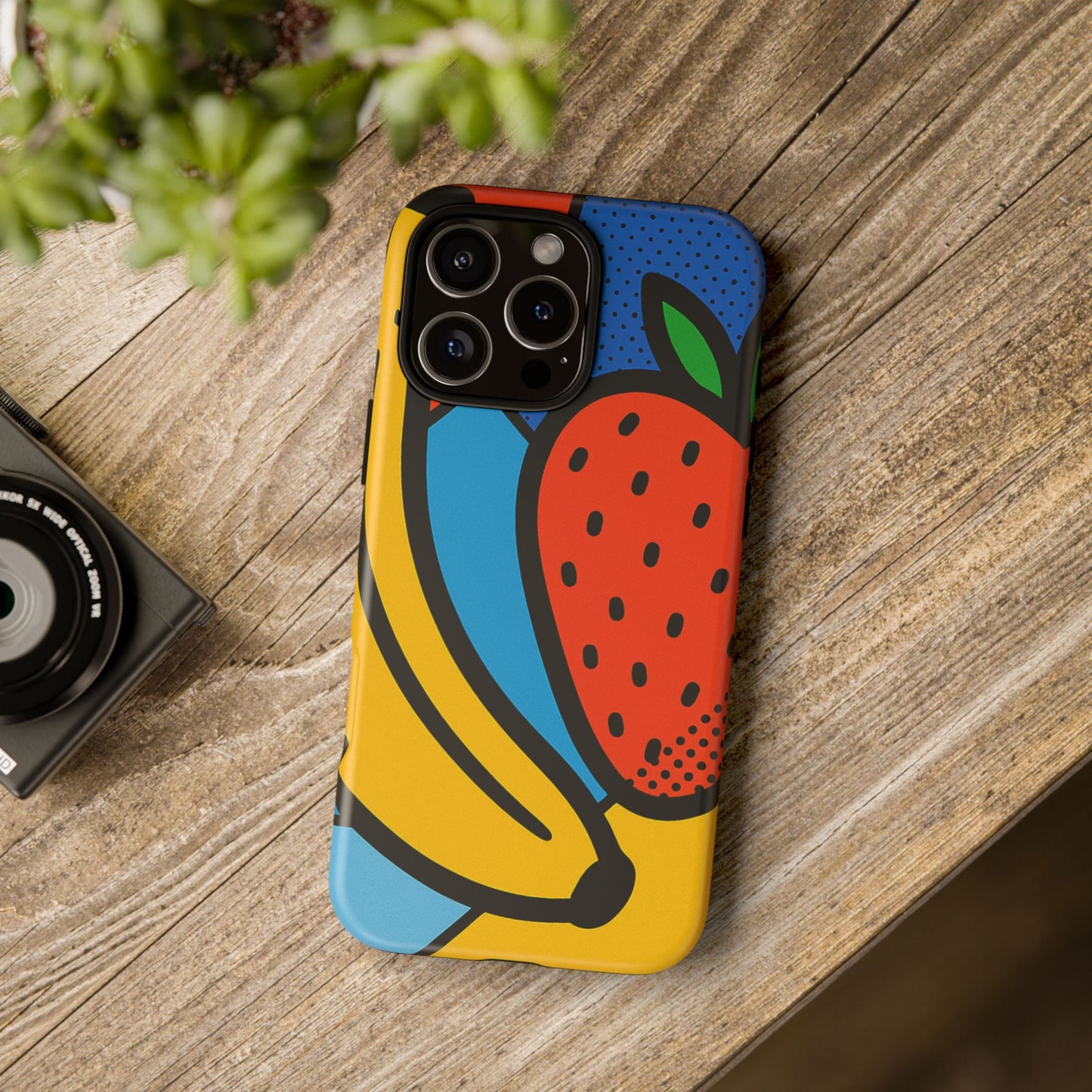 Colorful Fruit Phone Case - Tough Cases - Fun, Vibrant, Unique, Gifts for Friends, Summer Accessories, Trendy Phone Protector