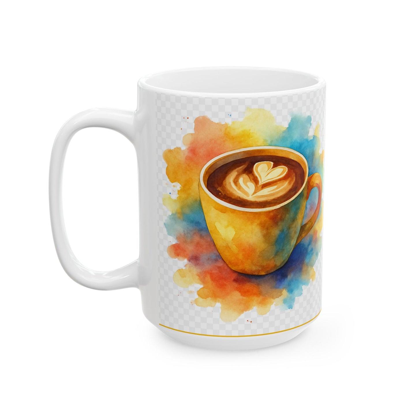 Colorful Coffee Mug - Artful Ceramic Cup for Tea Lovers, Perfect Gift for Birthdays, Anniversaries, Housewarming, or Just Because