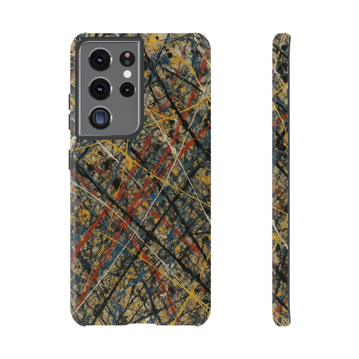 Tough Cases Phone Case - Bold Abstract Design, Stylish Mobile Cover, Unique Gift for Him/Her, Durable Accessory, Trendy Protection