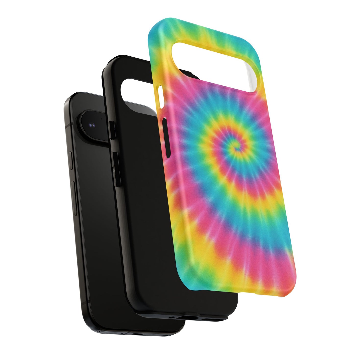 Colorful Tie-Dye Phone Case, Vibrant Phone Cover, Boho Style Accessory, Gift for Teens, Trendy Phone Accessories