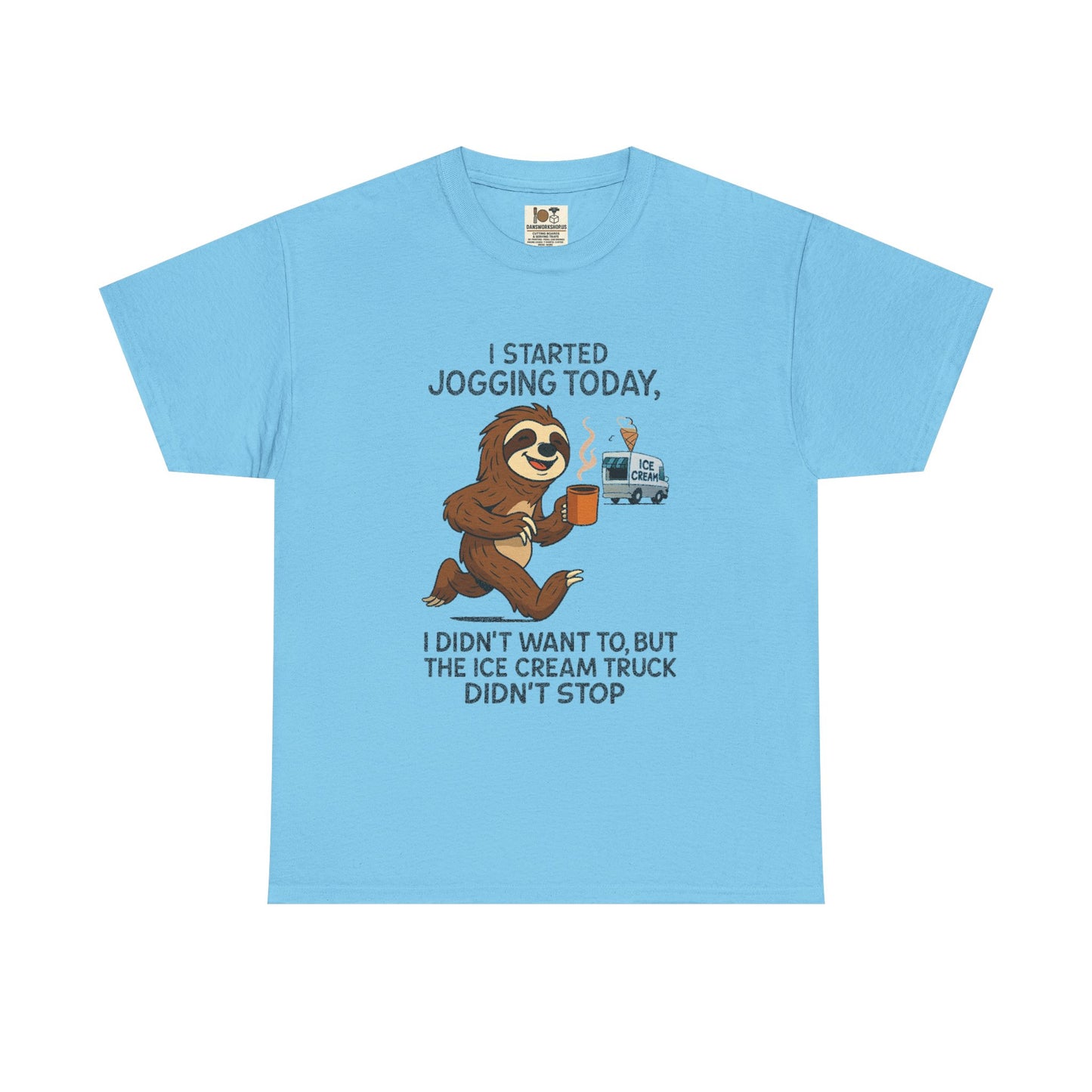 Funny Sloth Jogging T-Shirt | Gift for Exercise Lovers, Animal Humor Tee, Cute Sloth Apparel, Birthday Gift, Casual Wear