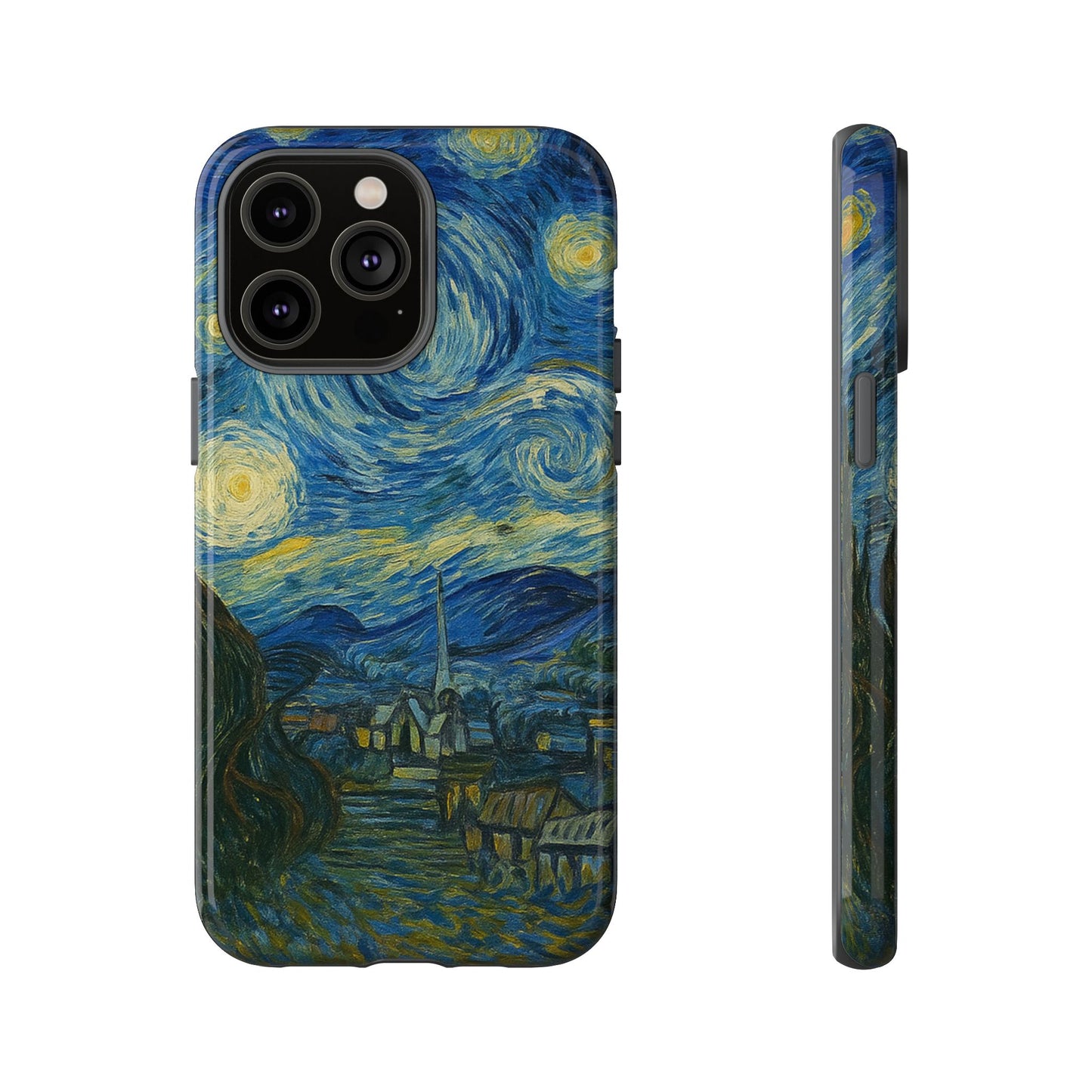 Starry Night Phone Case, Artistic Cell Phone Cover, Gift for Art Lovers, Unique Phone Accessory, Birthday Gift for Him/Her, Tough Cases