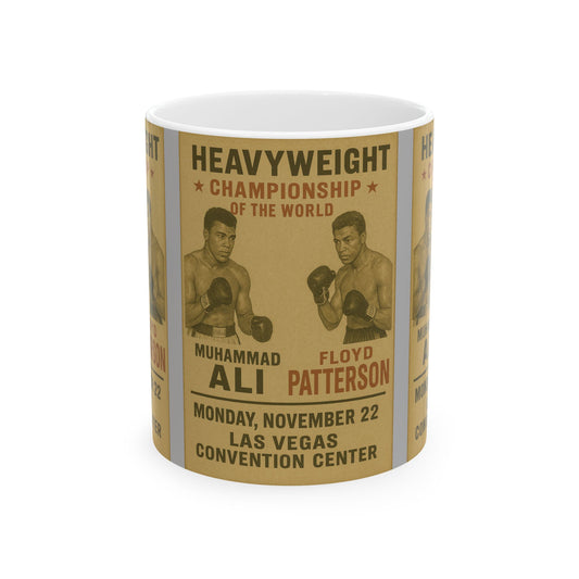 Vintage Boxing Champion Ceramic Mug - Perfect for Sports Fans, Gift for Dad, Unique Collectible, Home Decor, Coffee Lover