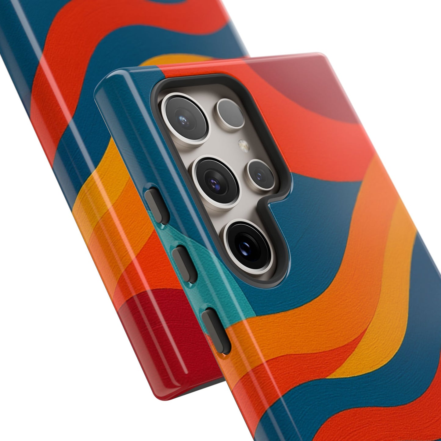 Vibrant Phone Case, Abstract Design Cover, Tough Cases for All Occasions, Stylish Gift for Tech Lovers, Modern Phone Accessories